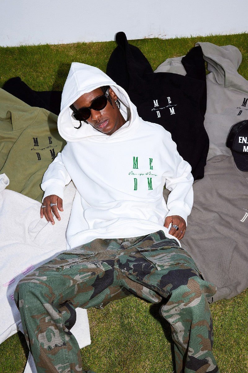 Hoodie with Embroidered Logo - chiclara