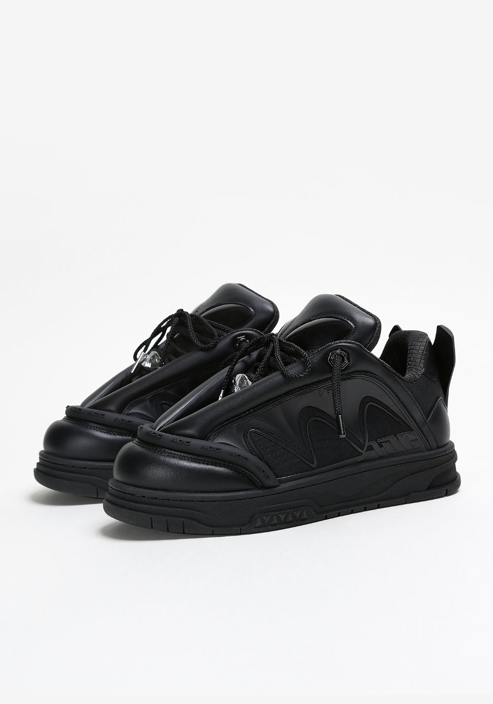 Black Alien Platform Sneakers