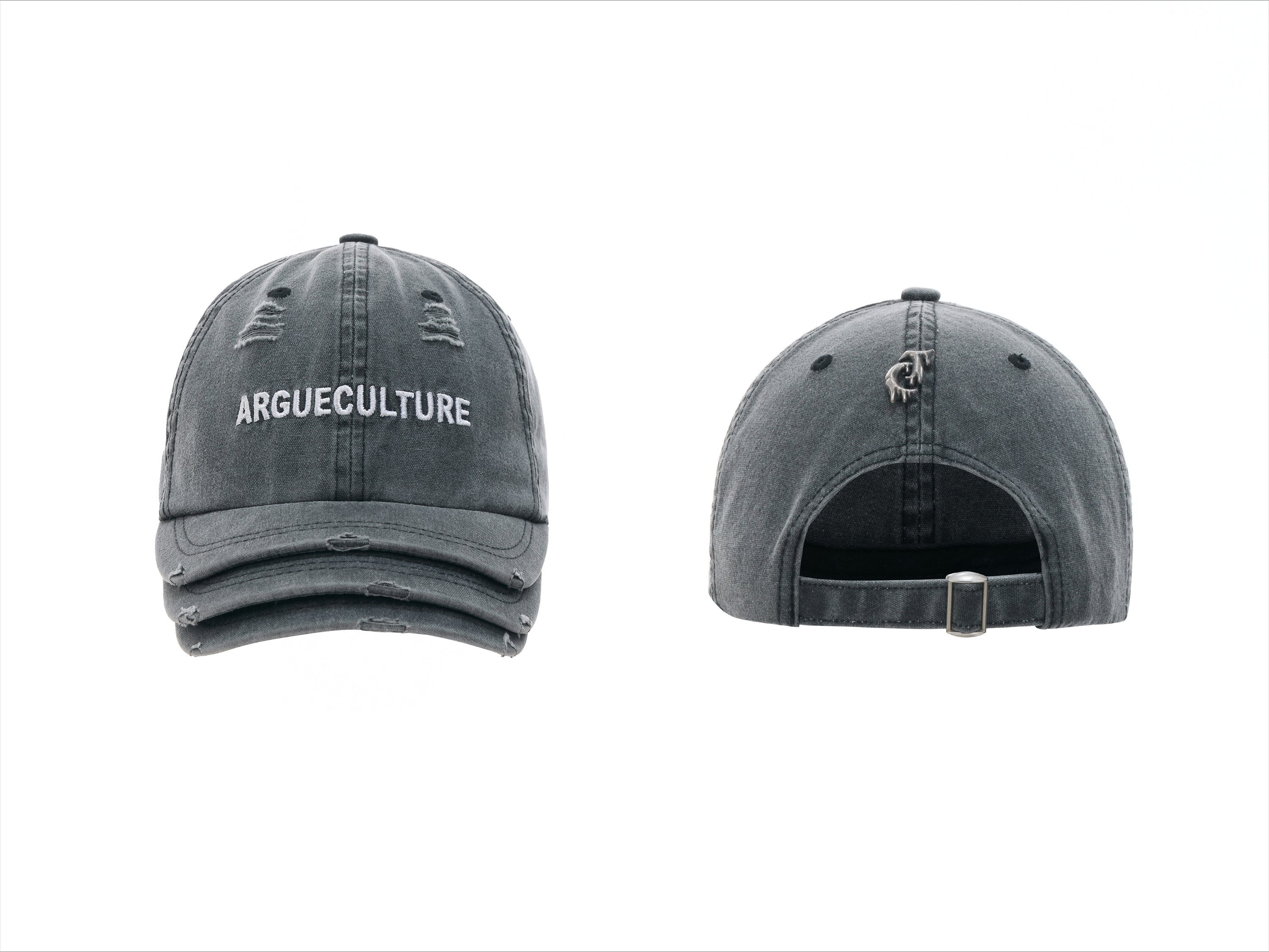 "Culture" Black Cotton Baseball Dad Cap