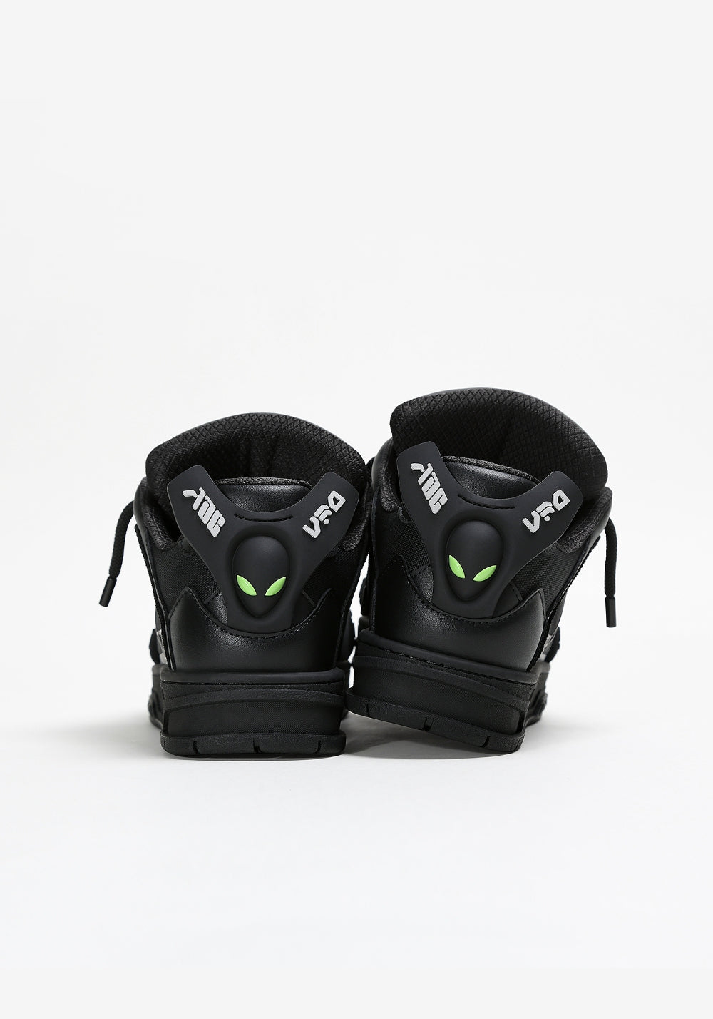 Black Alien Platform Sneakers