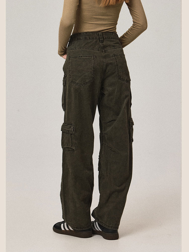 Pantalon à jambes larges occasionnels en vrac hip-hop