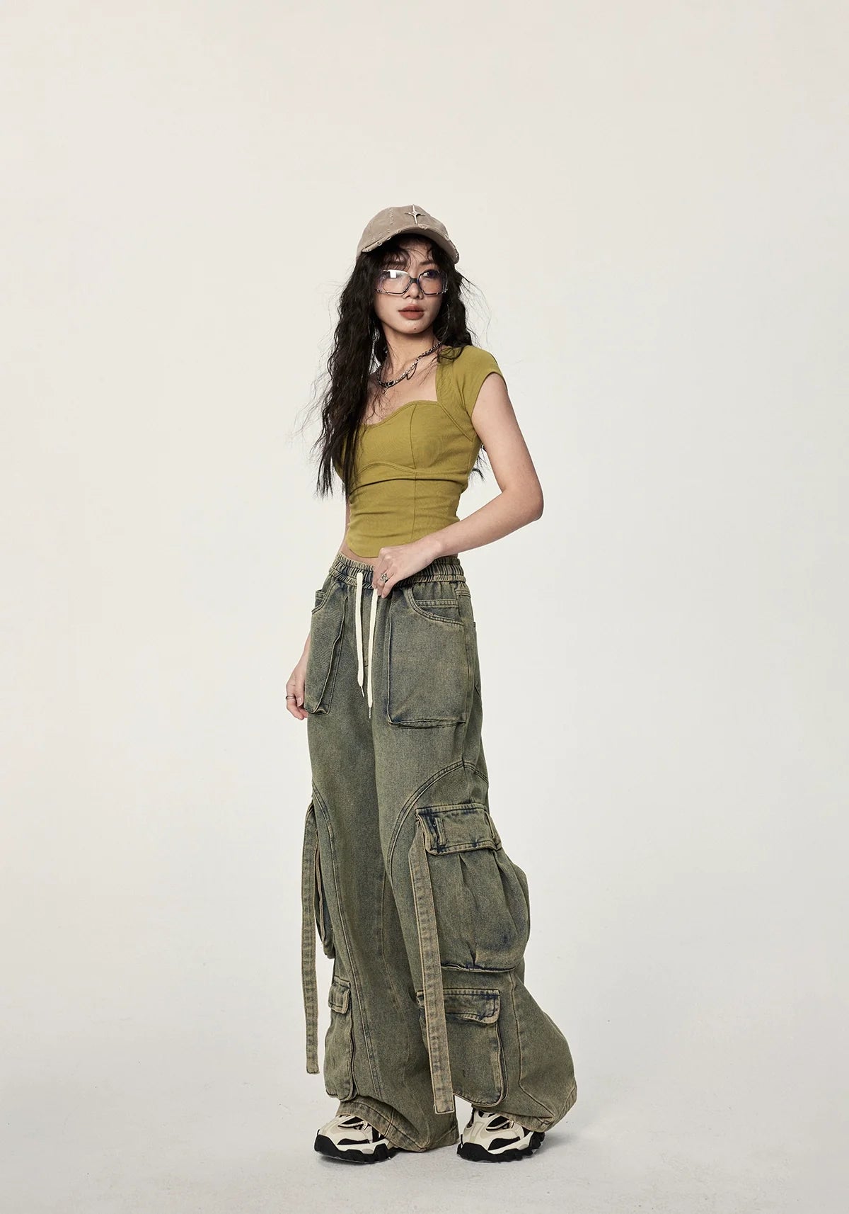 Twisted Open Back Crop Top