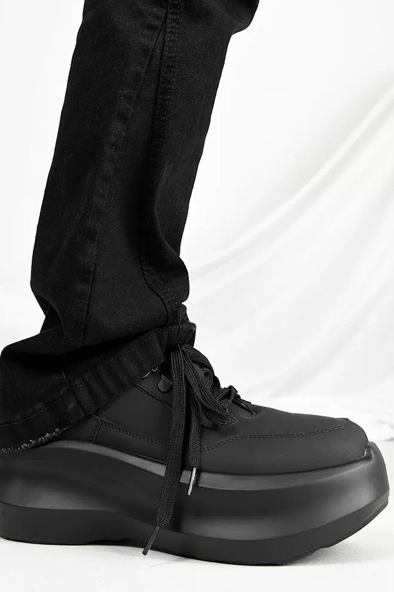 Platform Lace-Up Sneakers