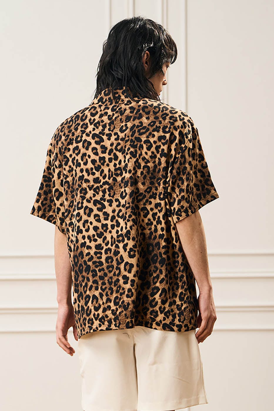 Chemise à imprimé léopard