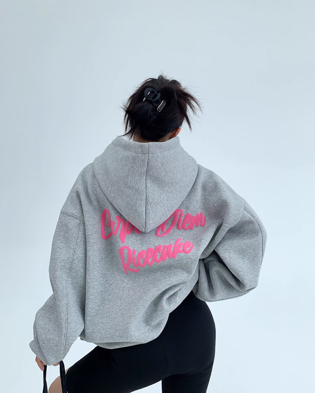 Pink Carpe Diem Script Hoodie
