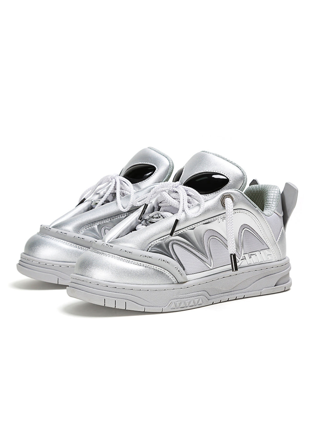Black Alien Platform Sneakers