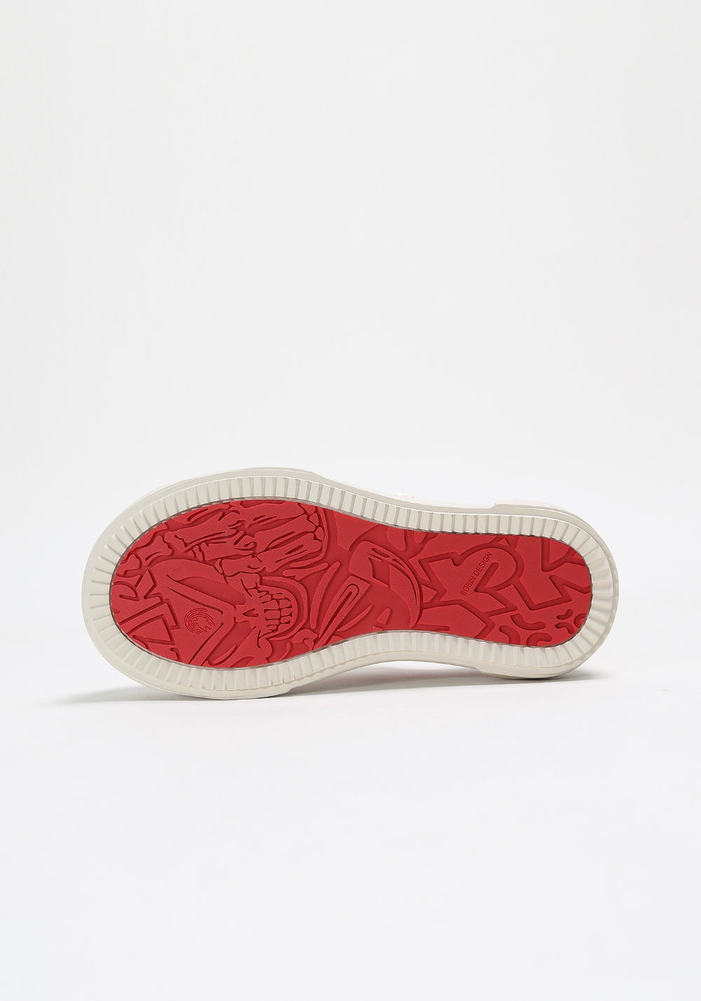 Denim Bare Look Washed Platform Sneakers