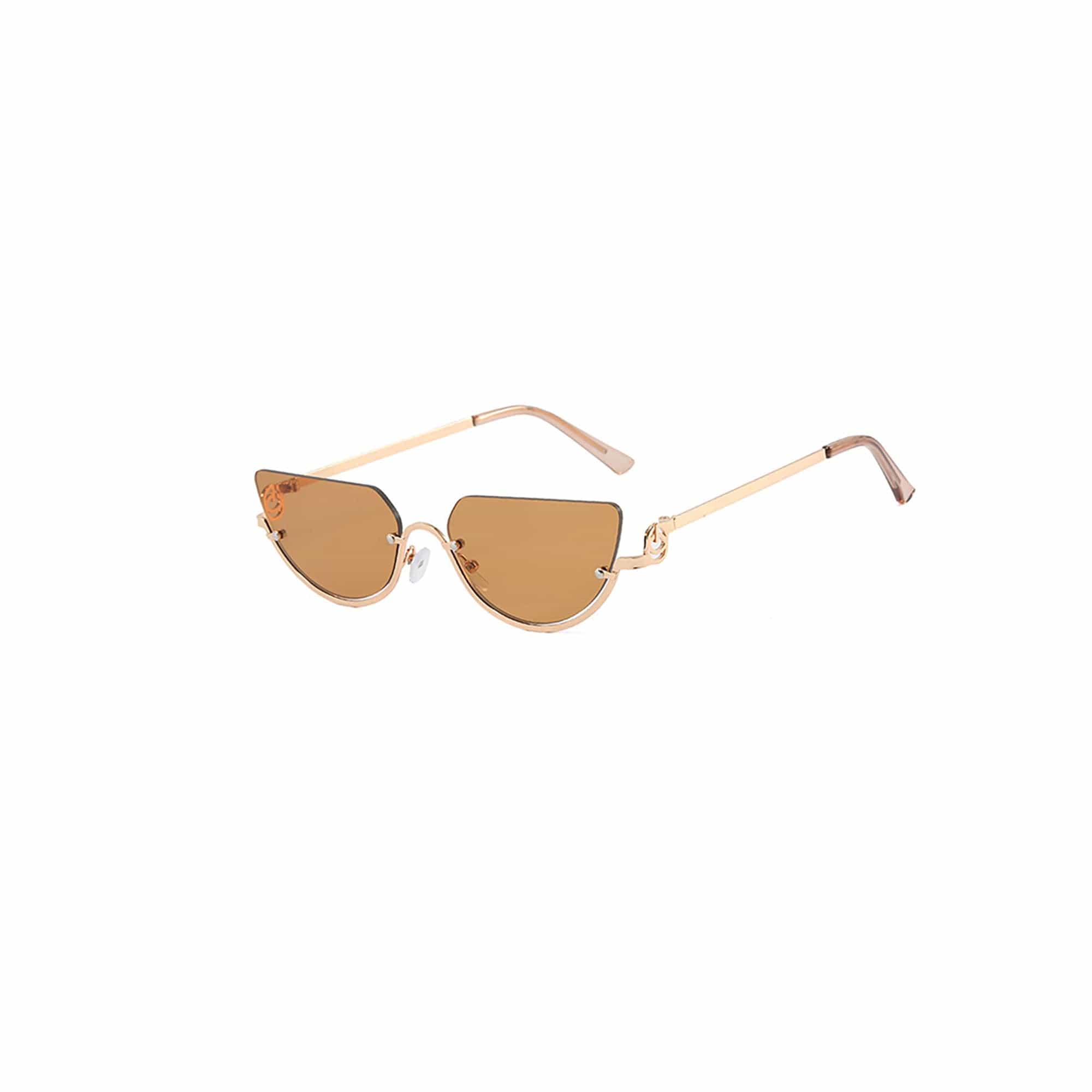 Arched-Bridge Floating Oval Fashion Glasses - view 6