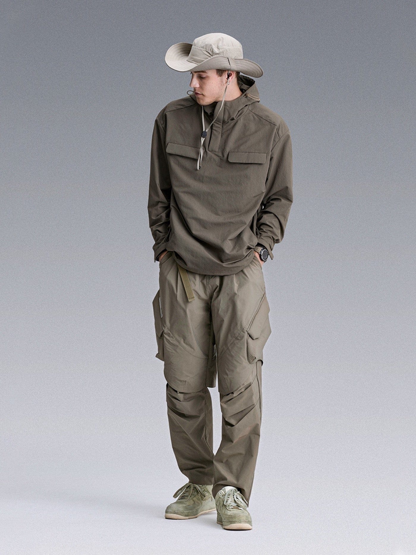 Pantalones arrugados de carga táctica