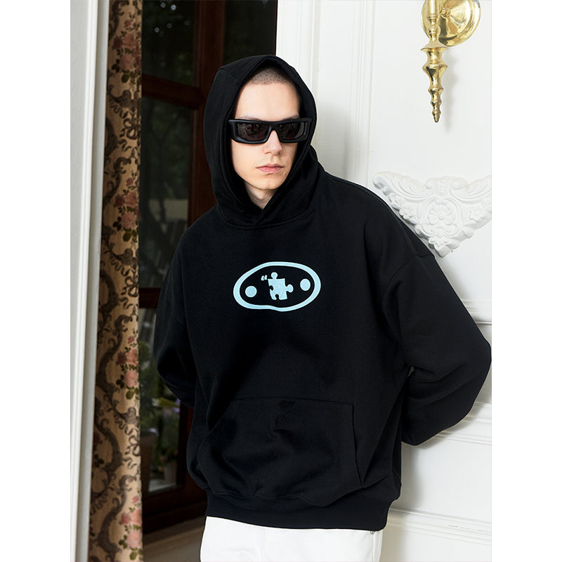 Bold Cyclone Foam Big Logo Hoodie - chiclara