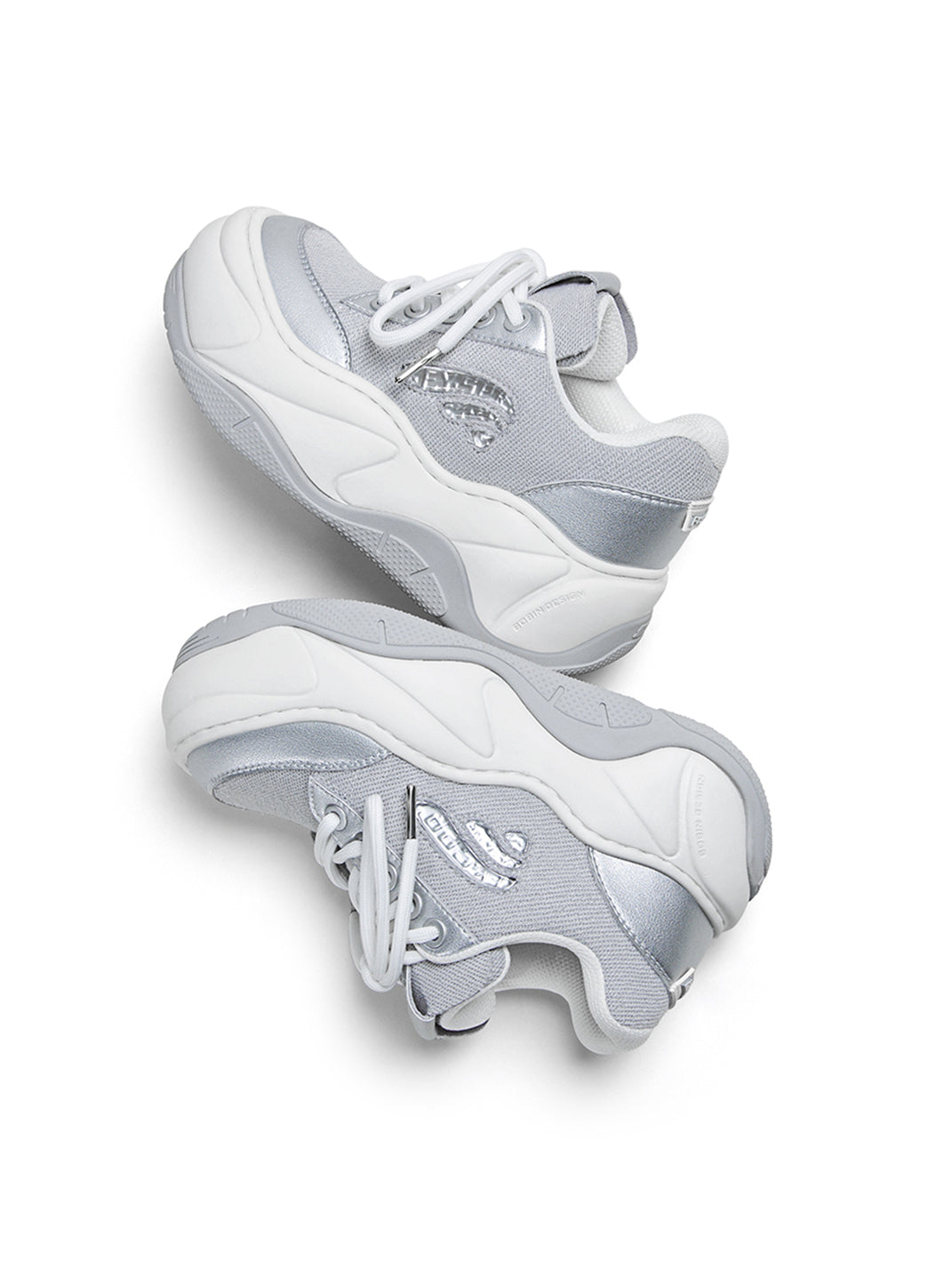 Black WiFi 2.0 Wave Canvas Platform Sneakers
