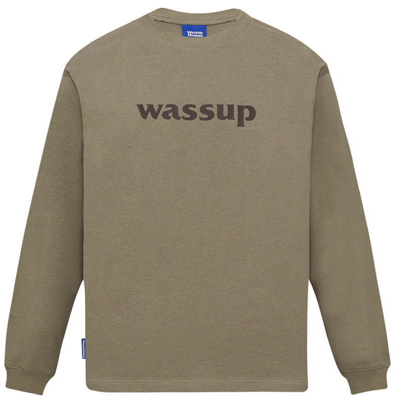 Classic Basic Logo Printed Long Sleeved Tee - chiclara
