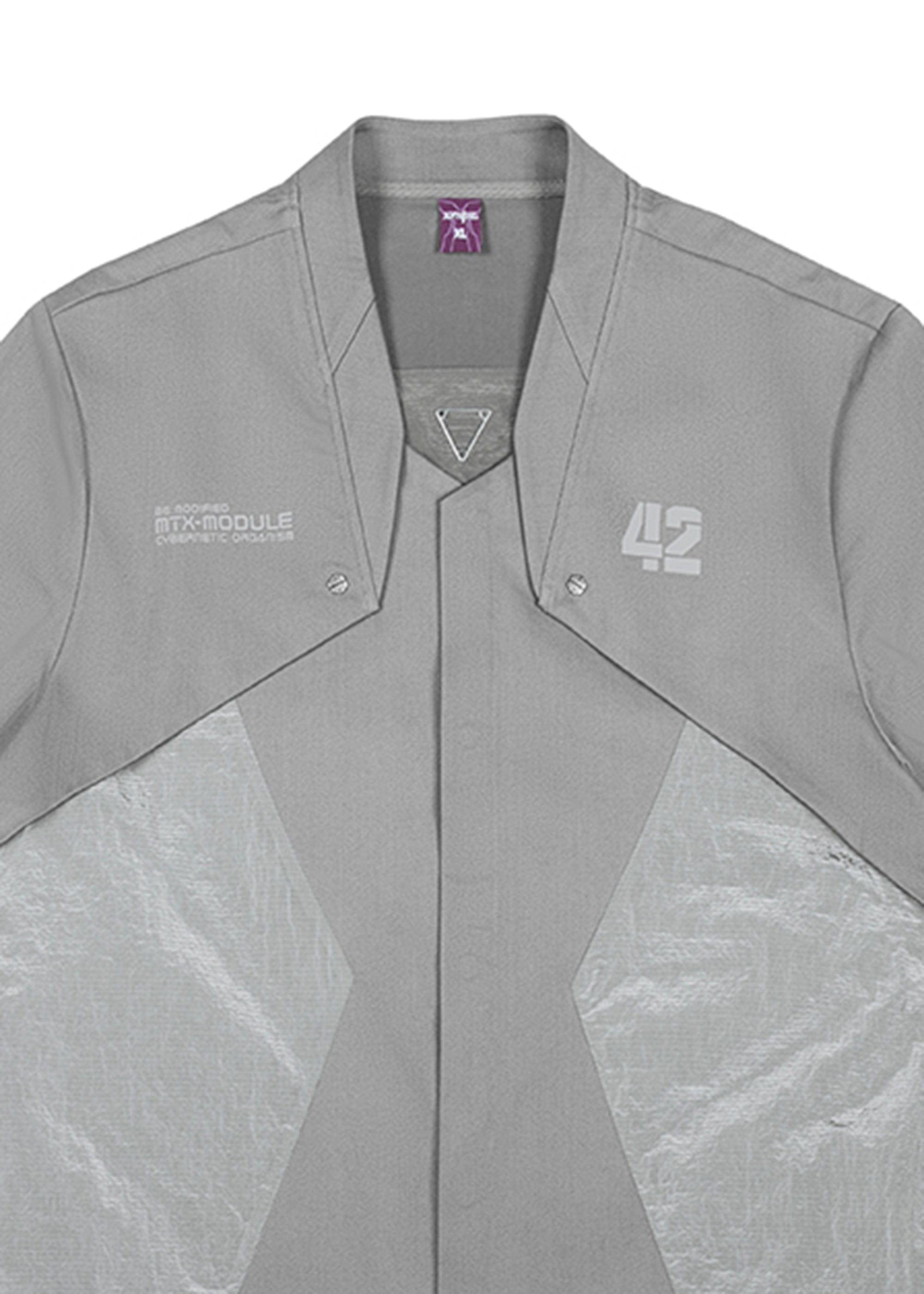 Chemise utilitaire tactique gris clair