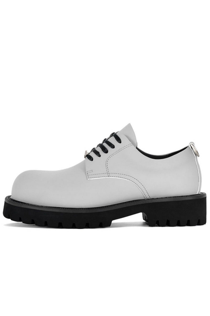 Leather Lug Sole Derby Shoes
