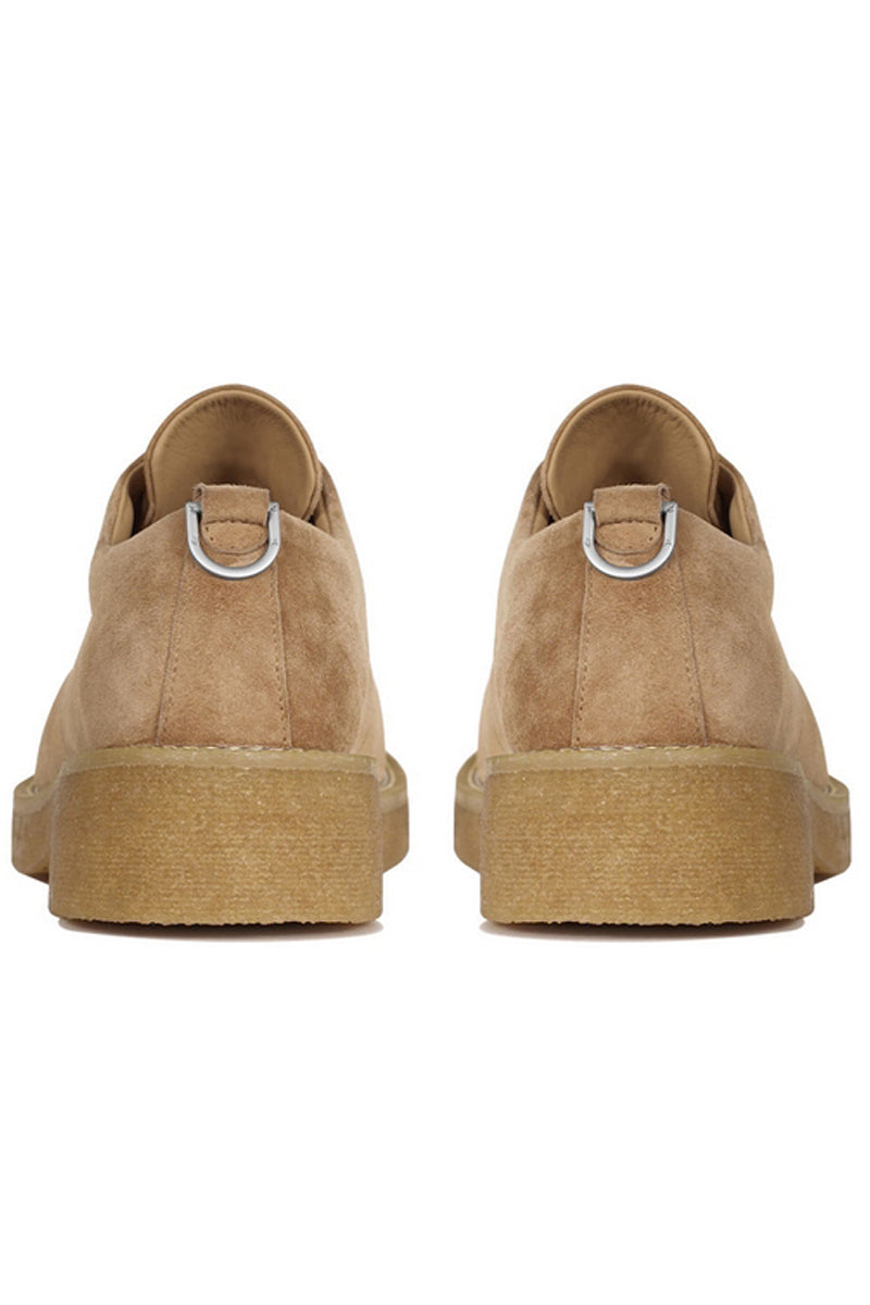 Suede Crepe Sole Derby Shoes