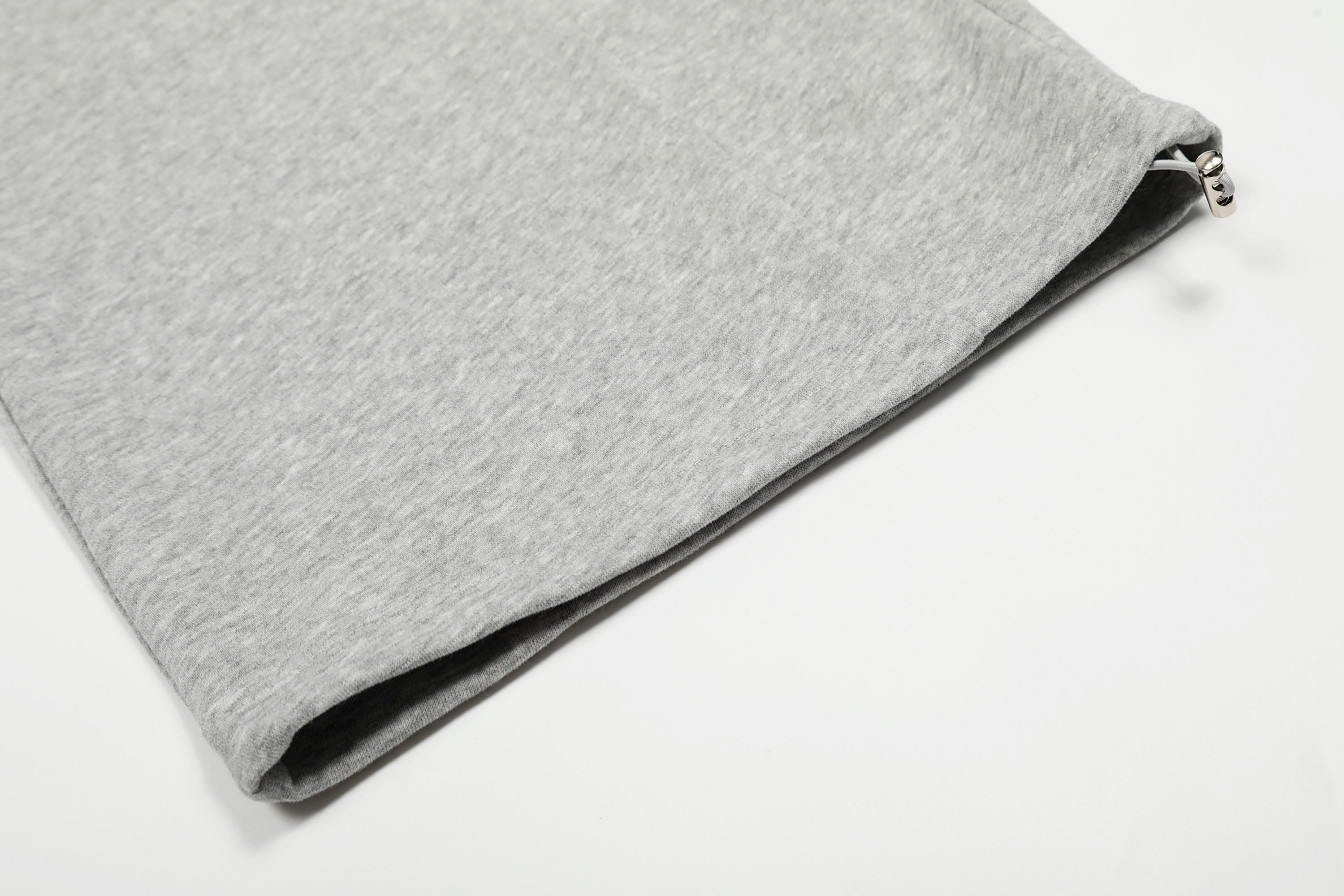 Gray Script Print Sweatpants