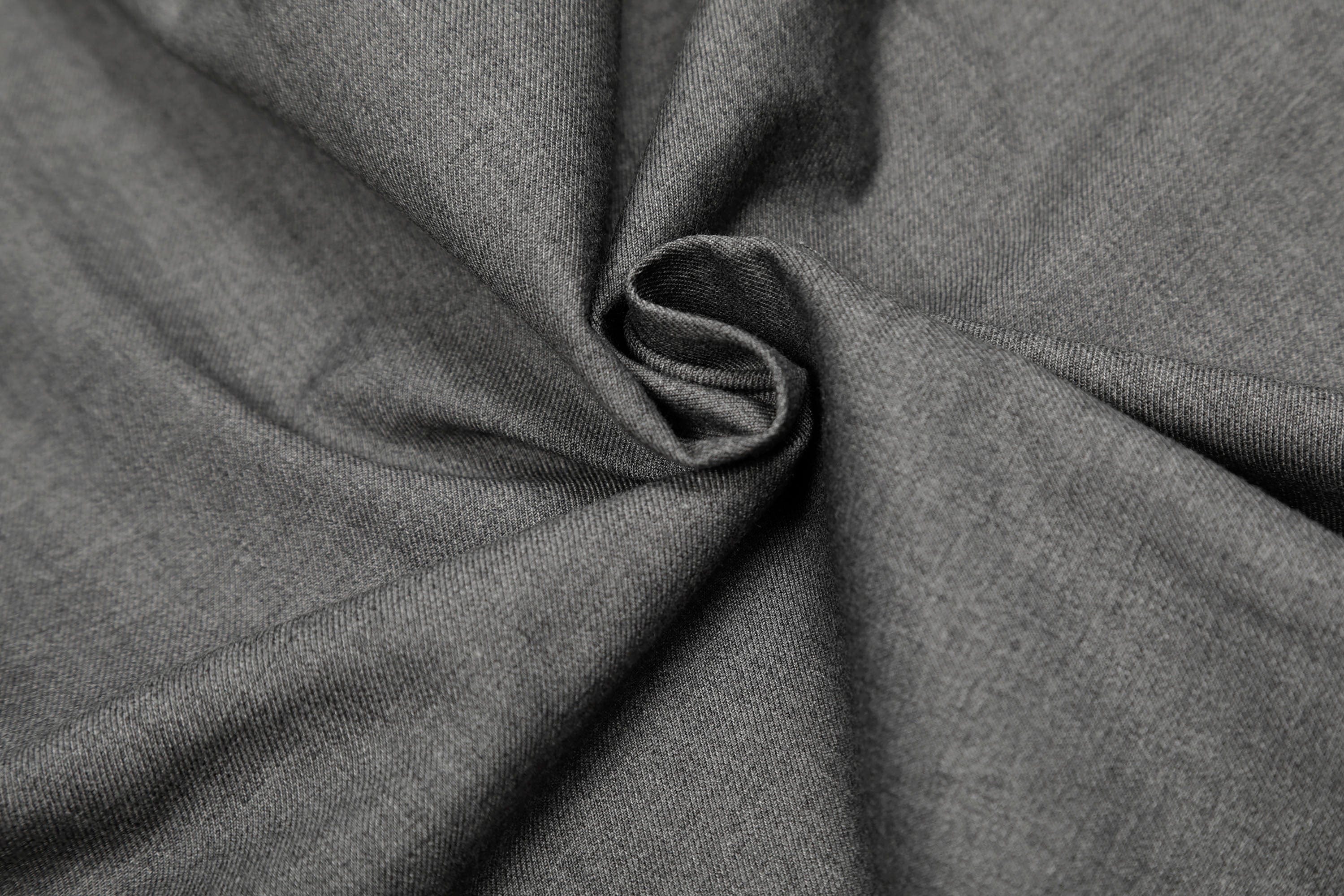 Essential Gray Pleated Wide-Leg Trousers