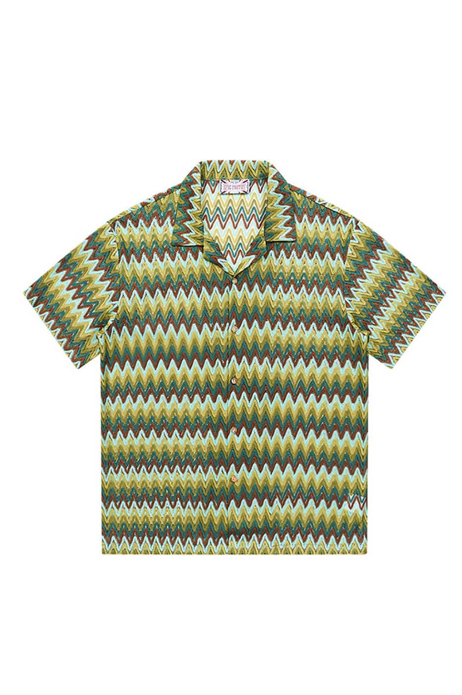 Chemise de camp de motif Chevron