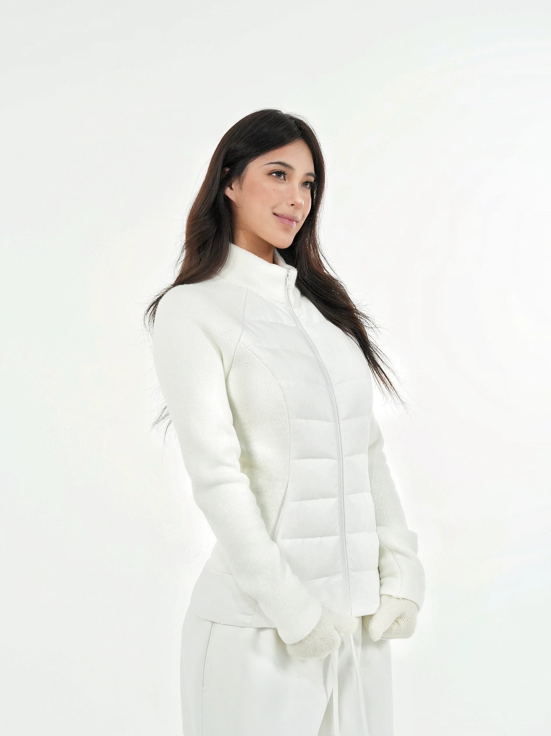 High Neck Short Puffer Jacket