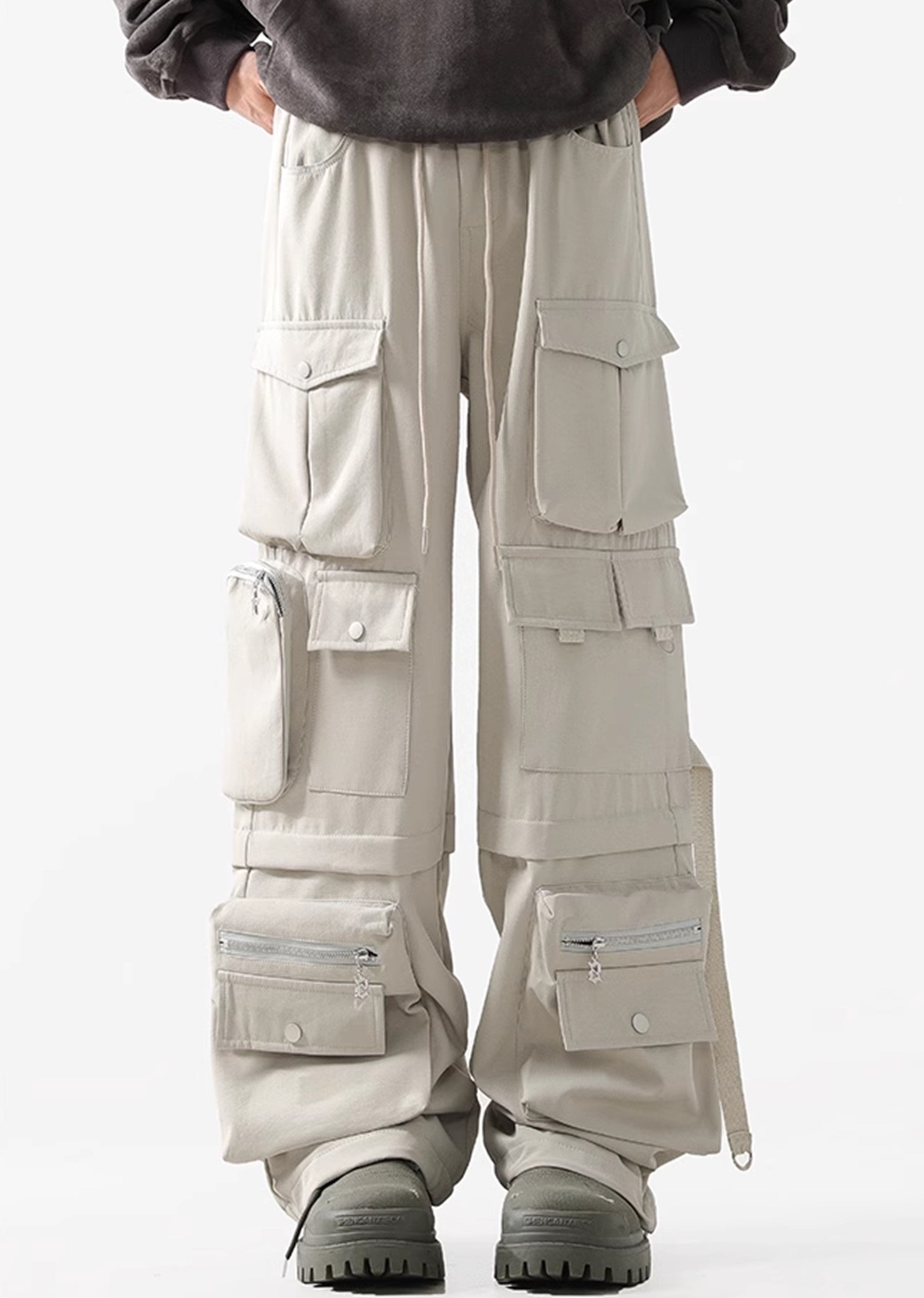 Pantalones de carga de múltiples diseño de múltiples bolsillos