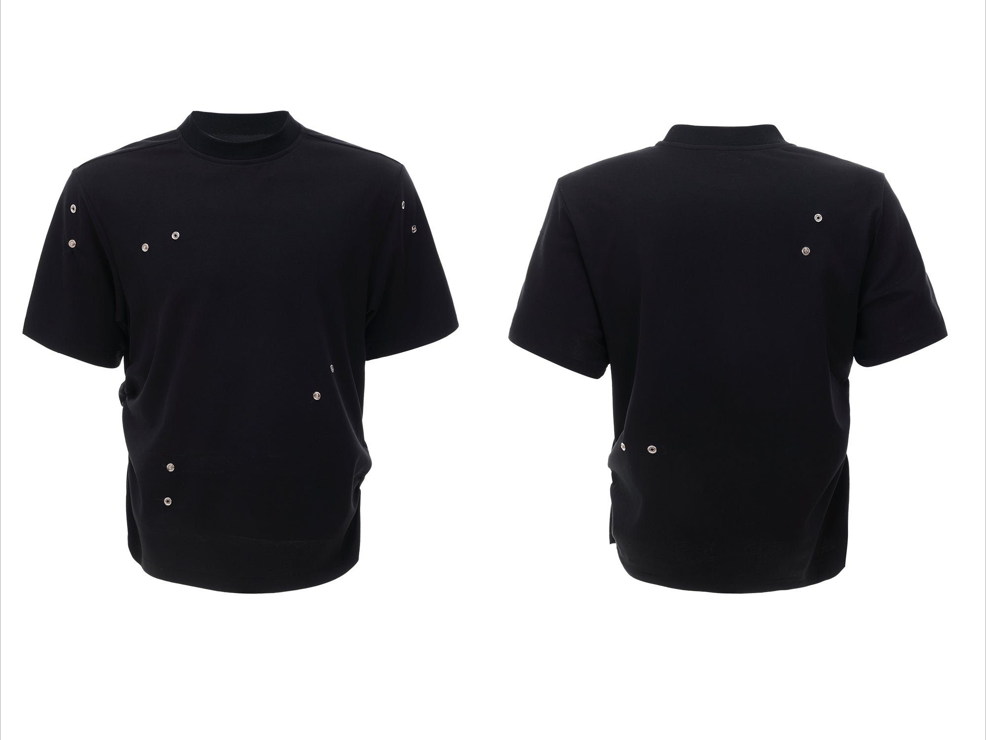Tactical Black Mock Neck T-Shirt
