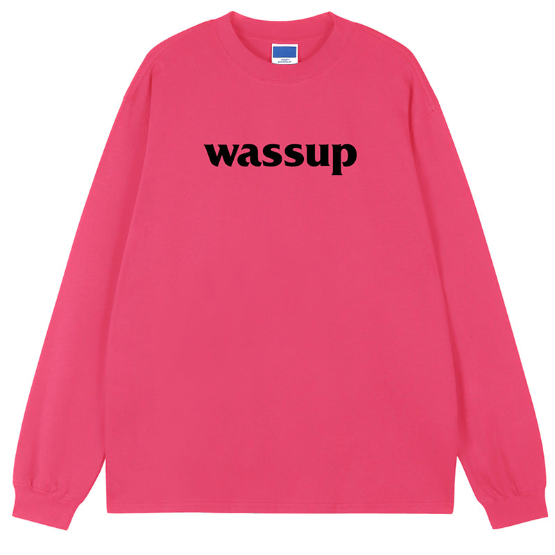 Classic Basic Logo Printed Long Sleeved Tee - chiclara