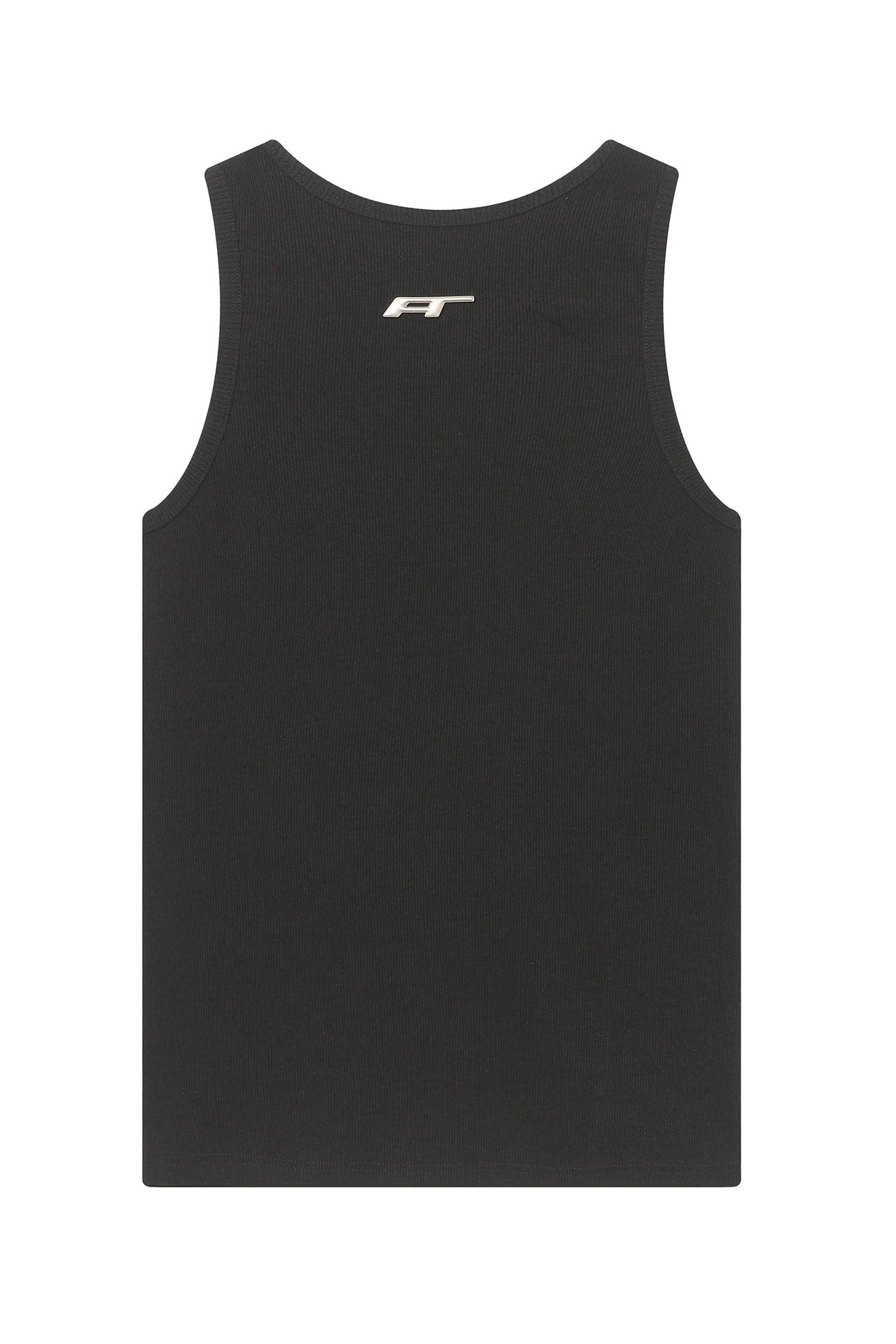 Rhinestone Embellished Ribbed Tank Top