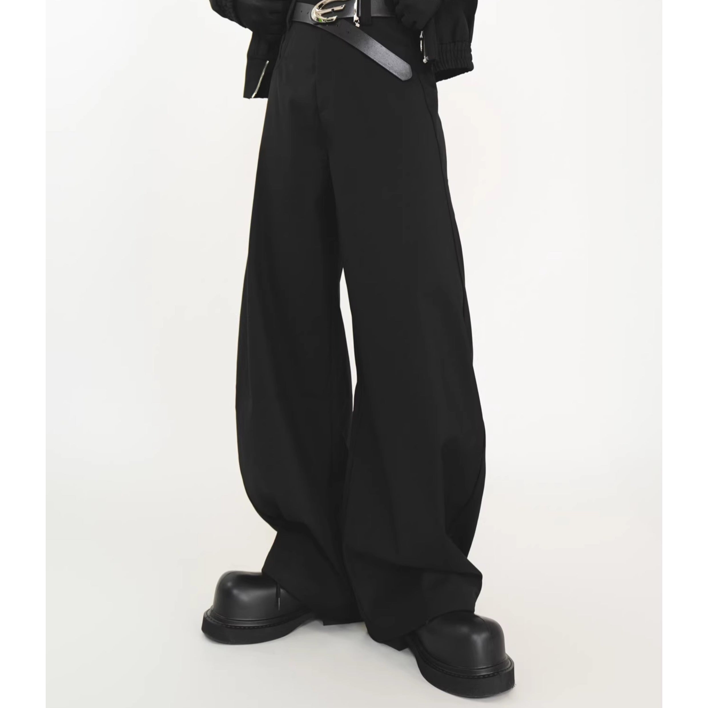 Phantom Noir Shirt and Oversized Wide Leg Setup