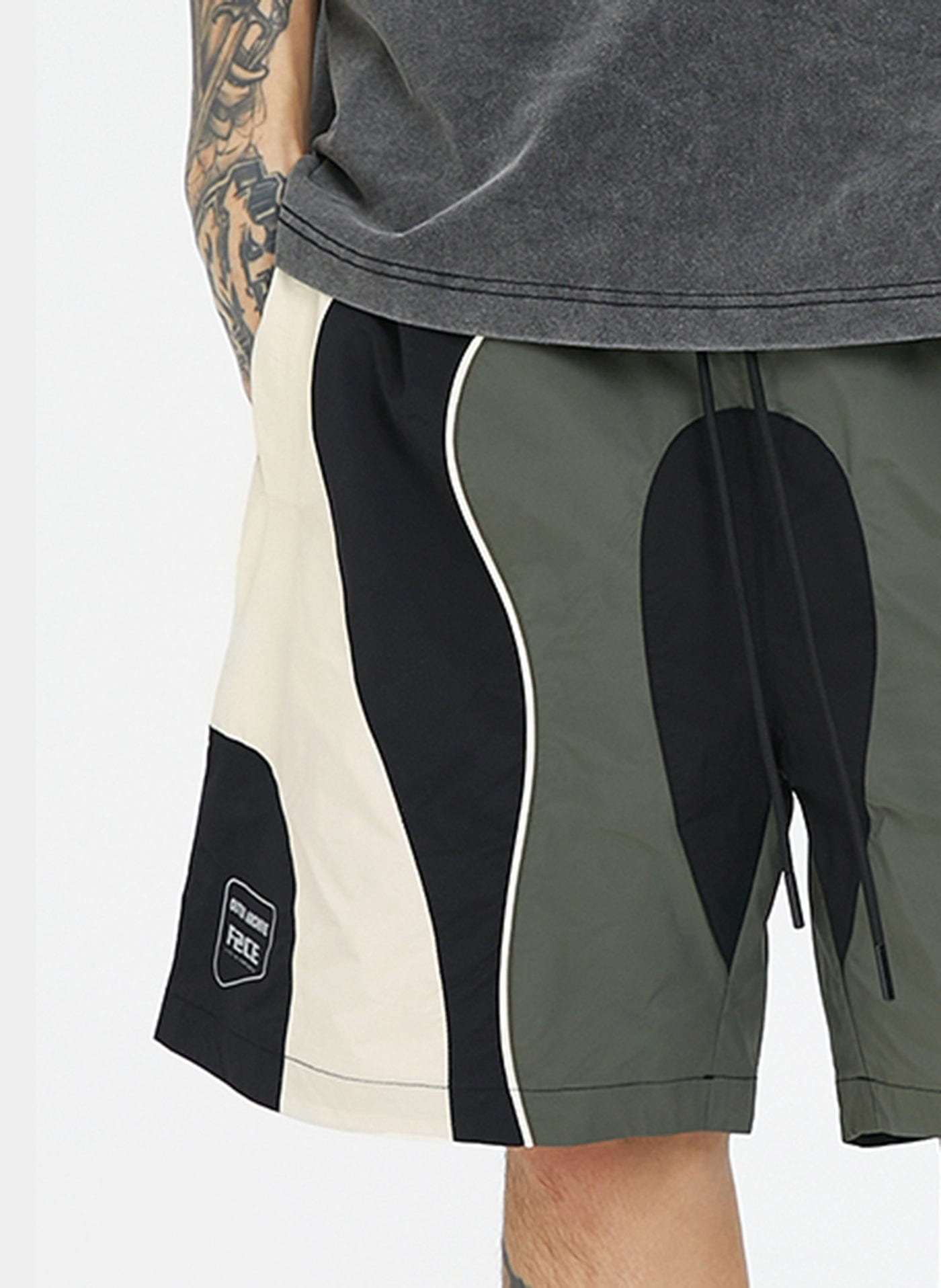Colorblock -Logo Sportshorts