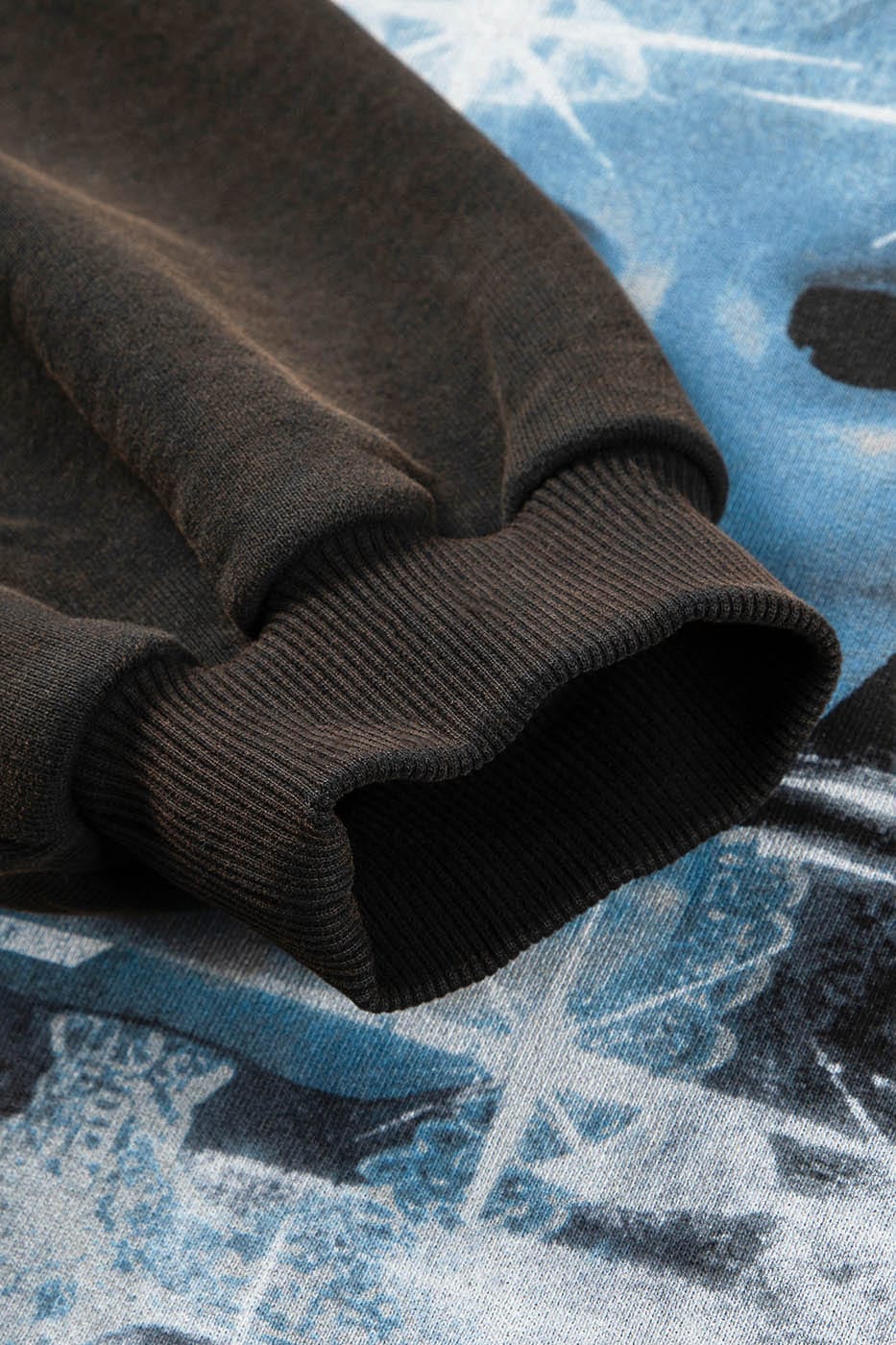 외계인 그래픽 후드 티셔츠