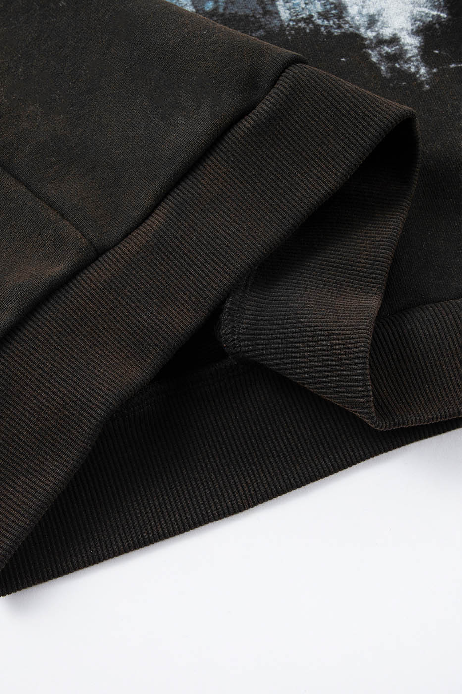 외계인 그래픽 후드 티셔츠