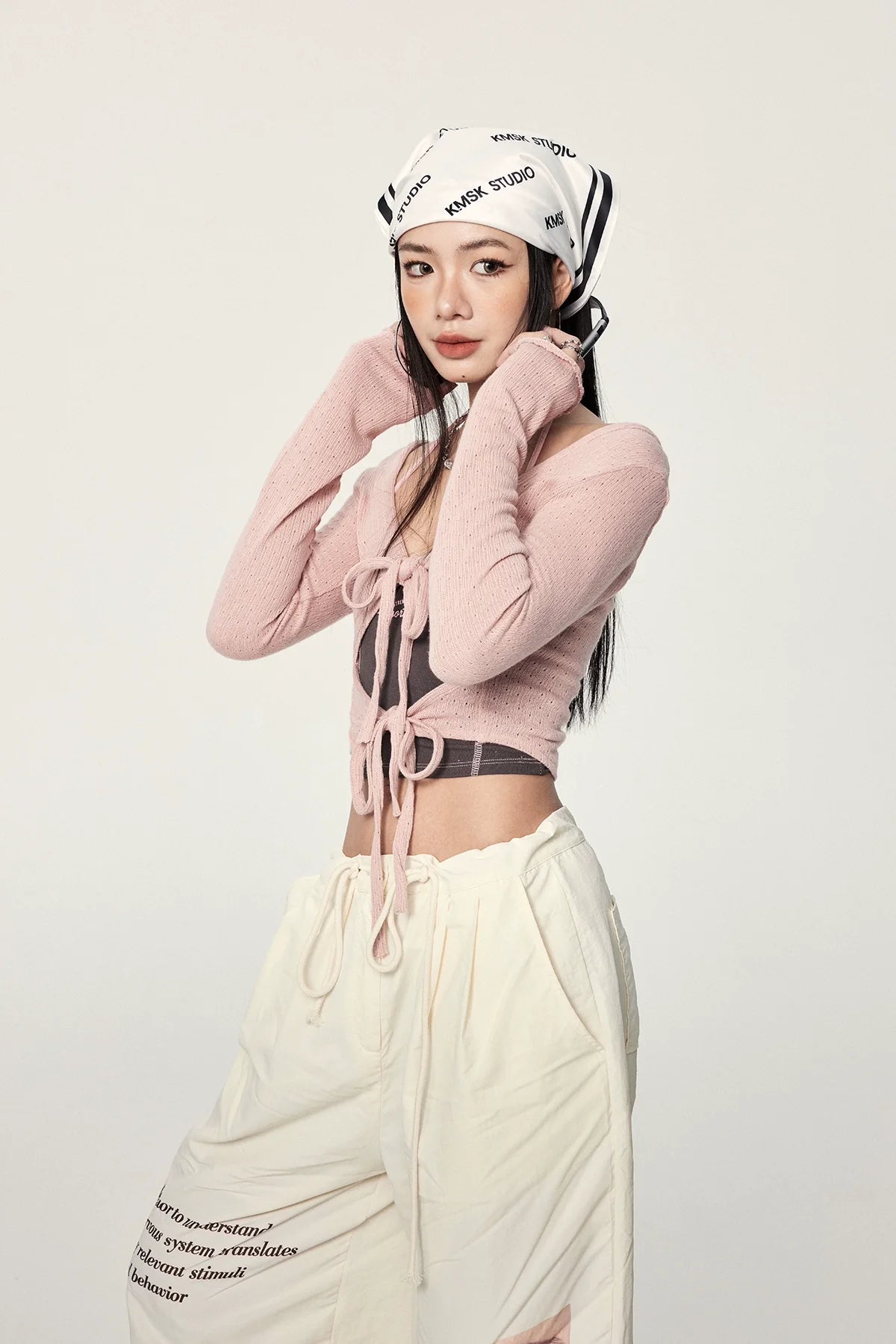 Tie Front Knit Cardigan