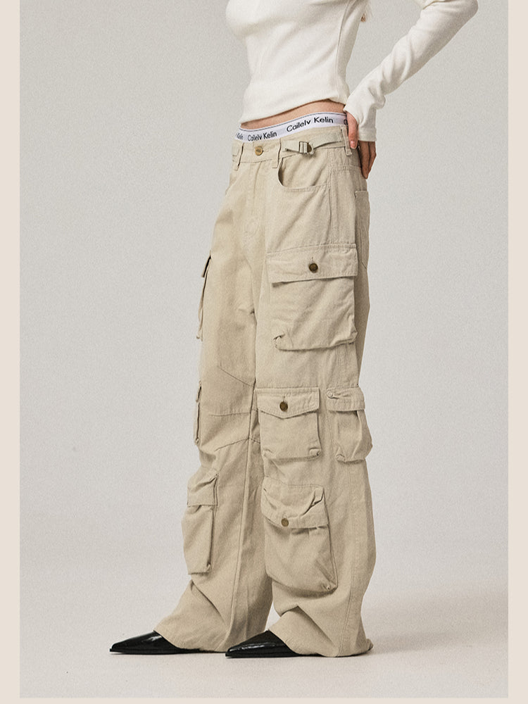 Pantalon à jambes larges occasionnels en vrac hip-hop