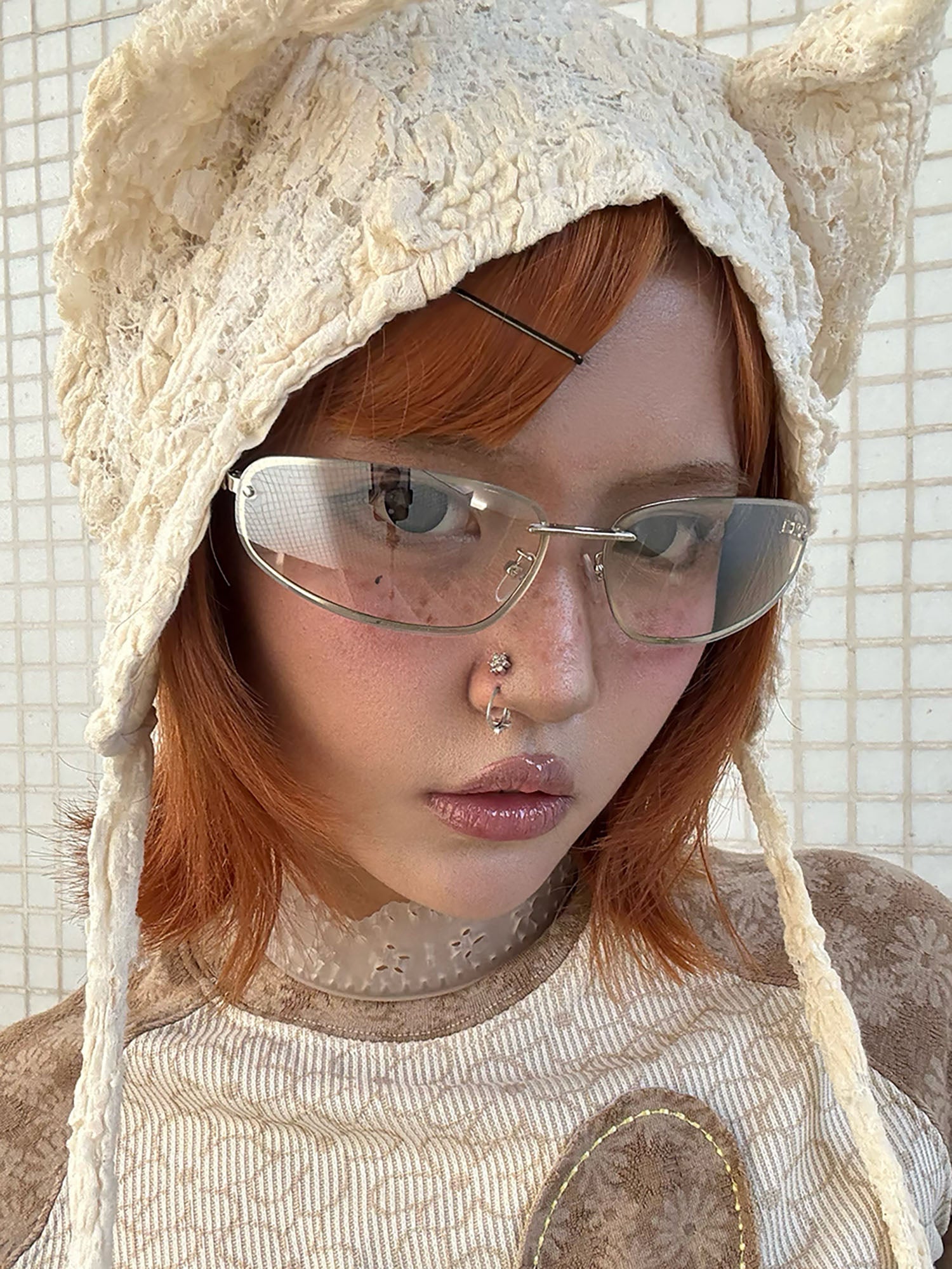 Silver Streamline Narrow-Lens Sunglasses - view 2
