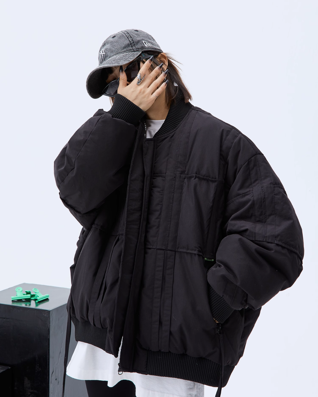 Cloud Oversized Bomber Jacket