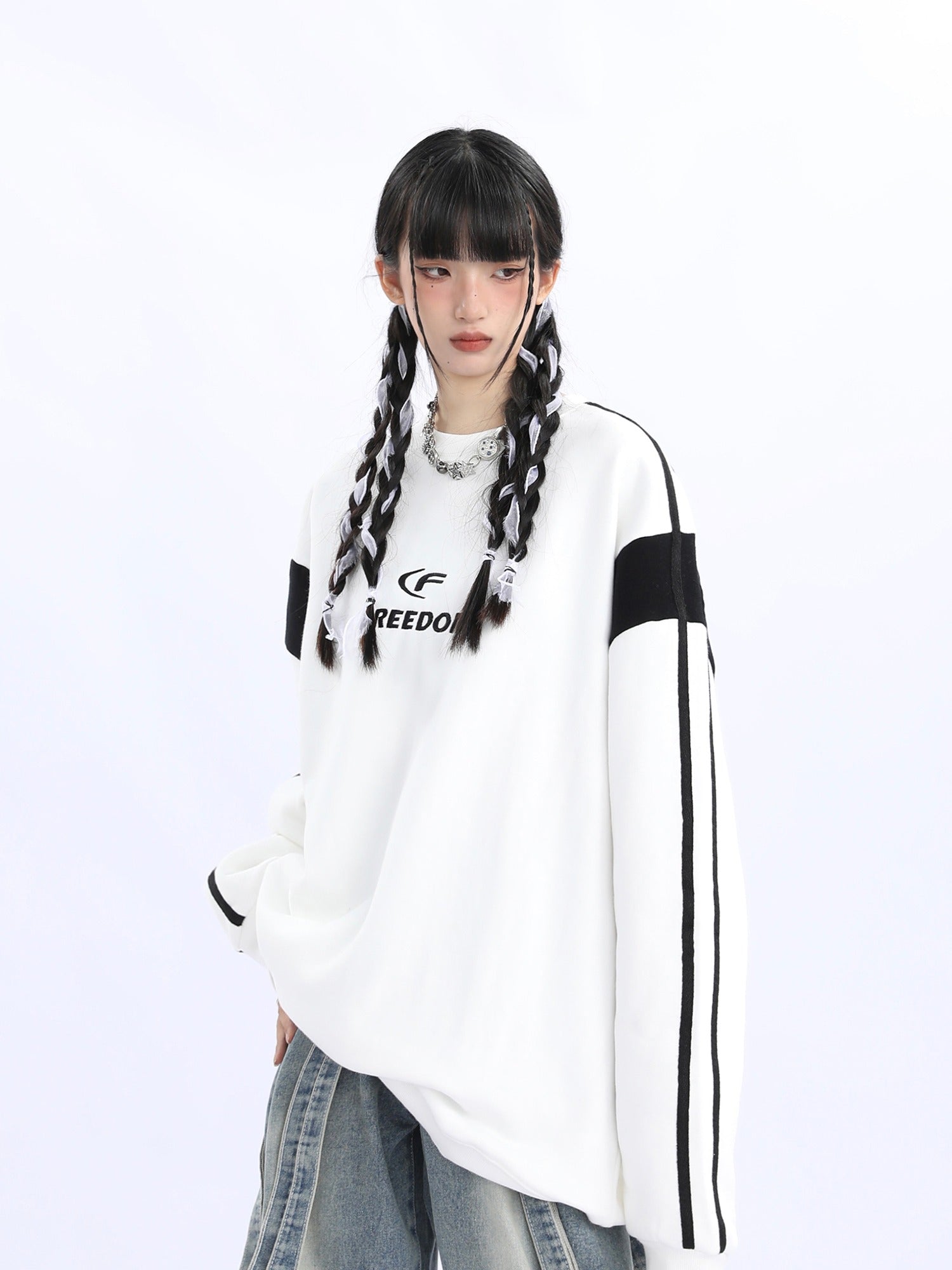 Sportliches Colorblock Sweatshirt