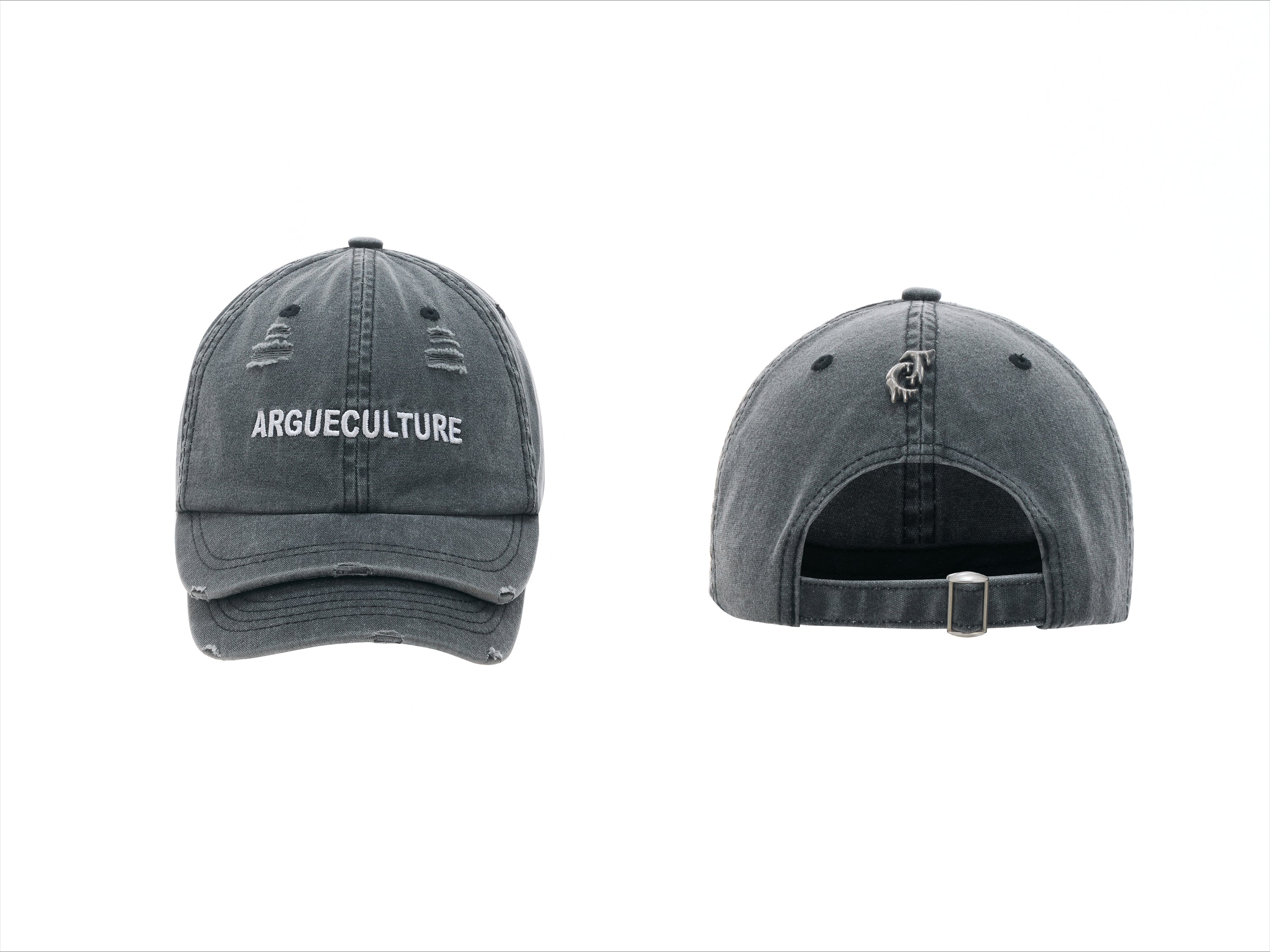 "Culture" Black Cotton Baseball Dad Cap