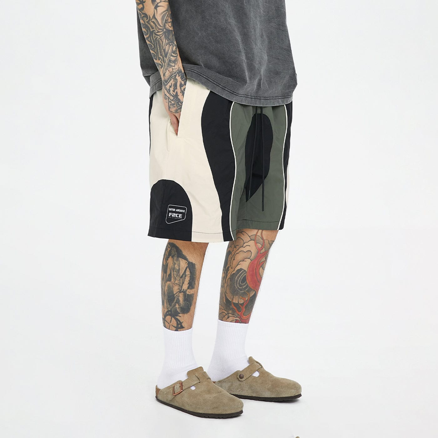 Colorblock -Logo Sportshorts
