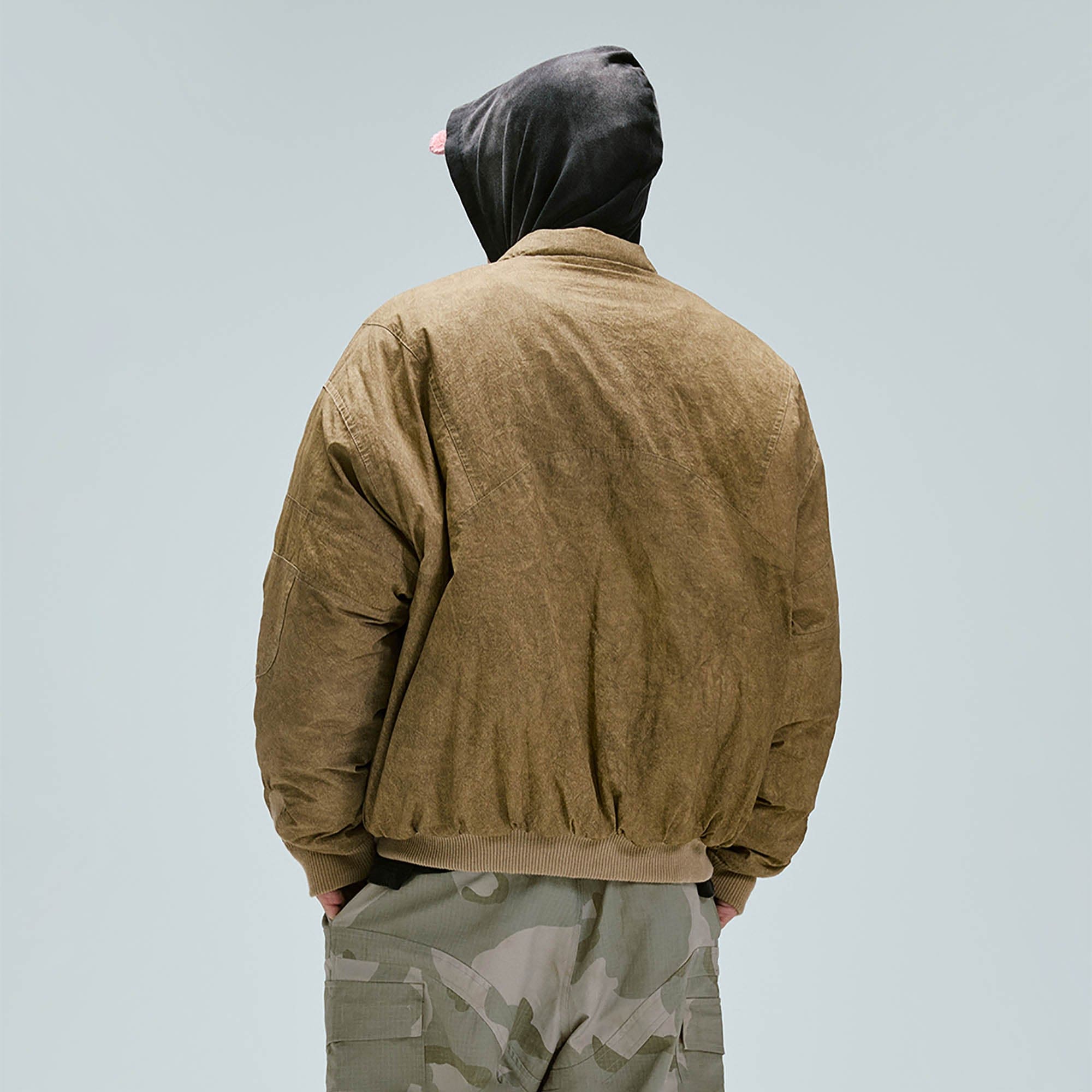 Chaqueta de tope de lona lavada