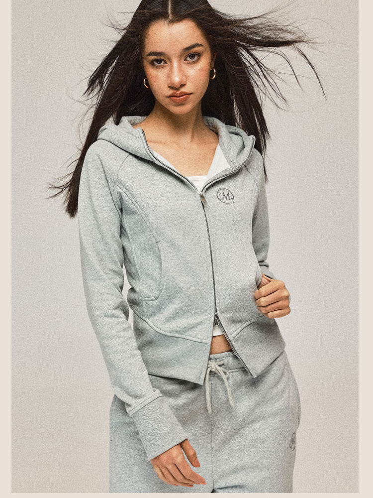 Cardigan sweat-shirt à capuchon
