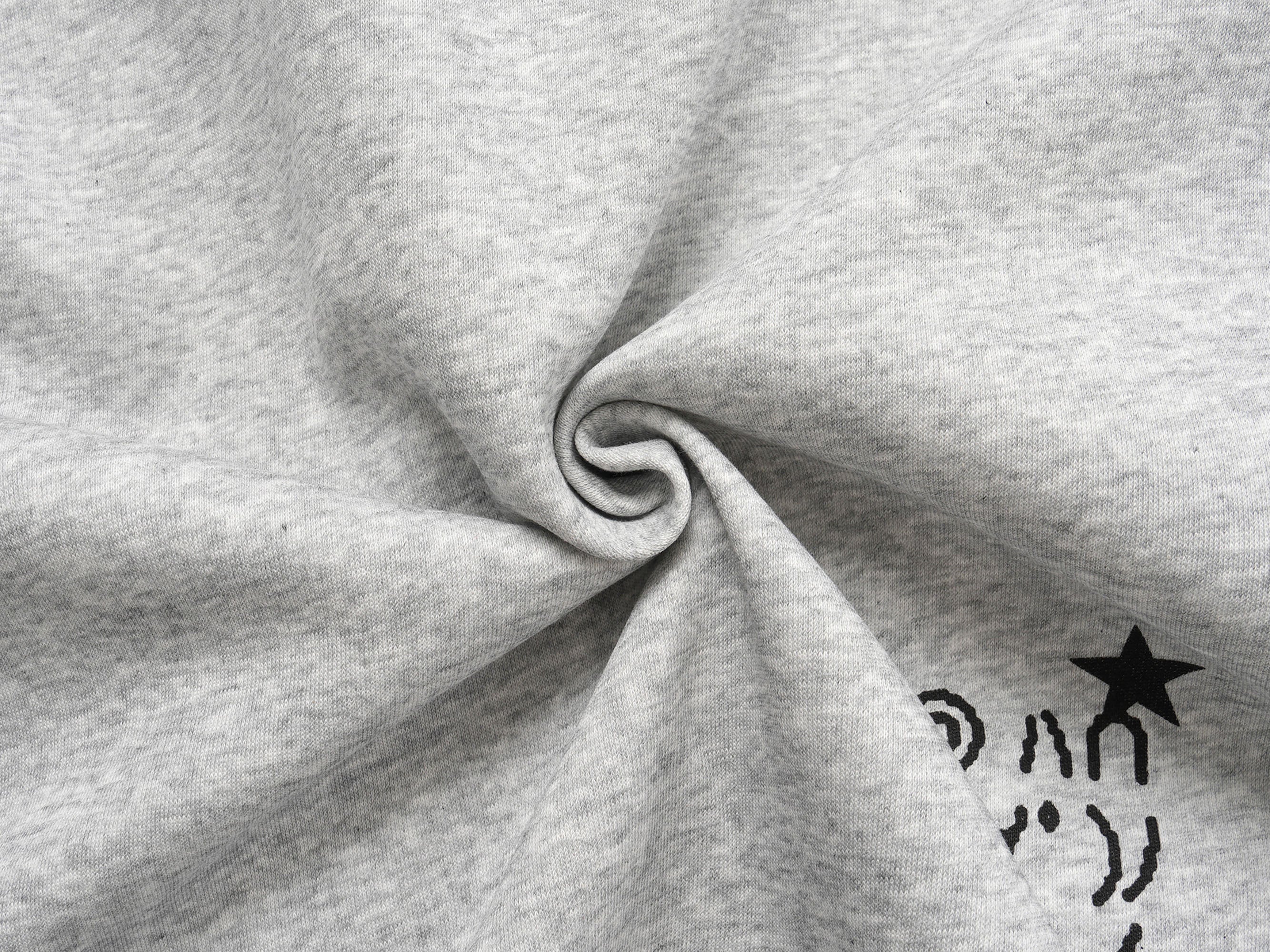 Gray Bunny Ear Zip Hoodie