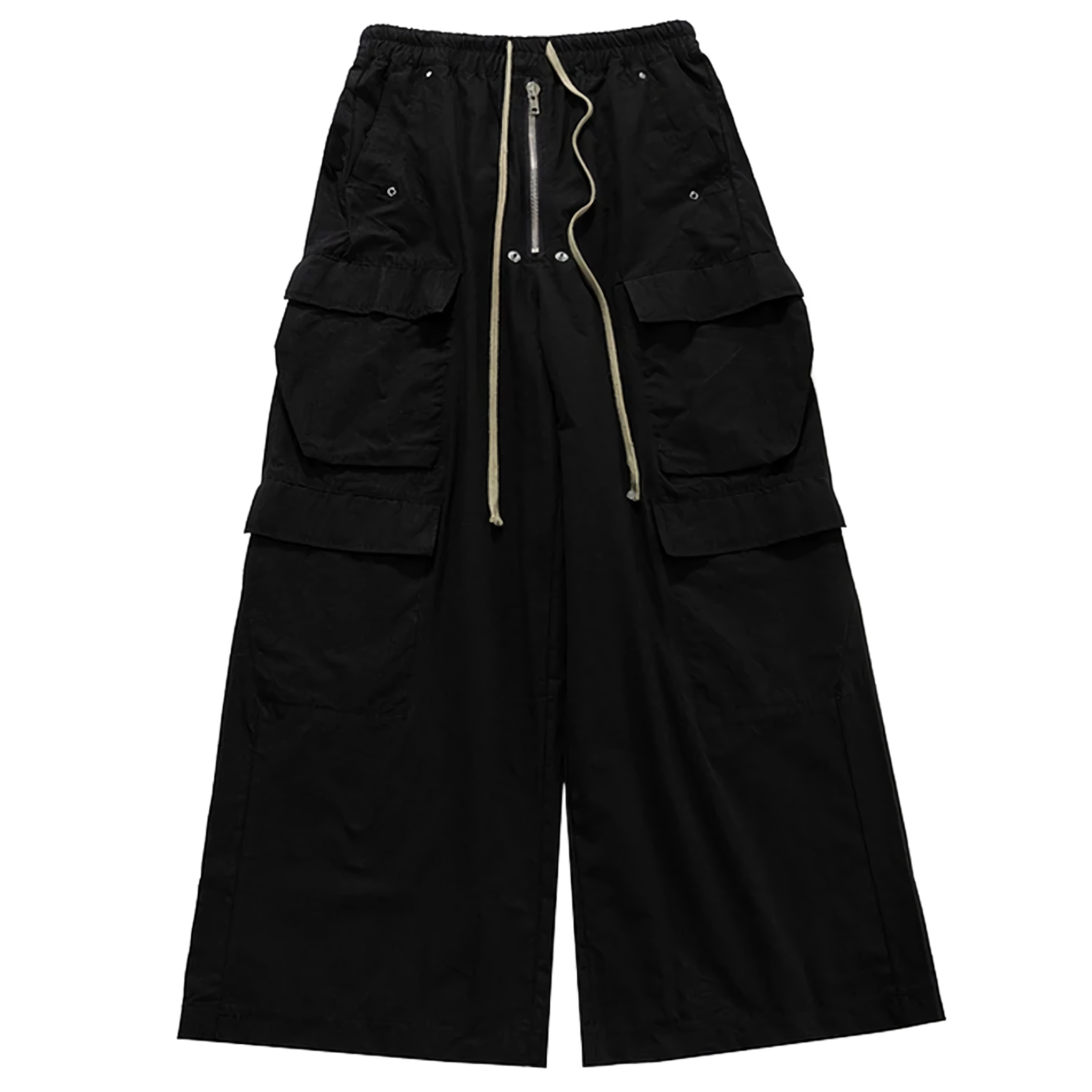 Noir Utility Drawstring Pants
