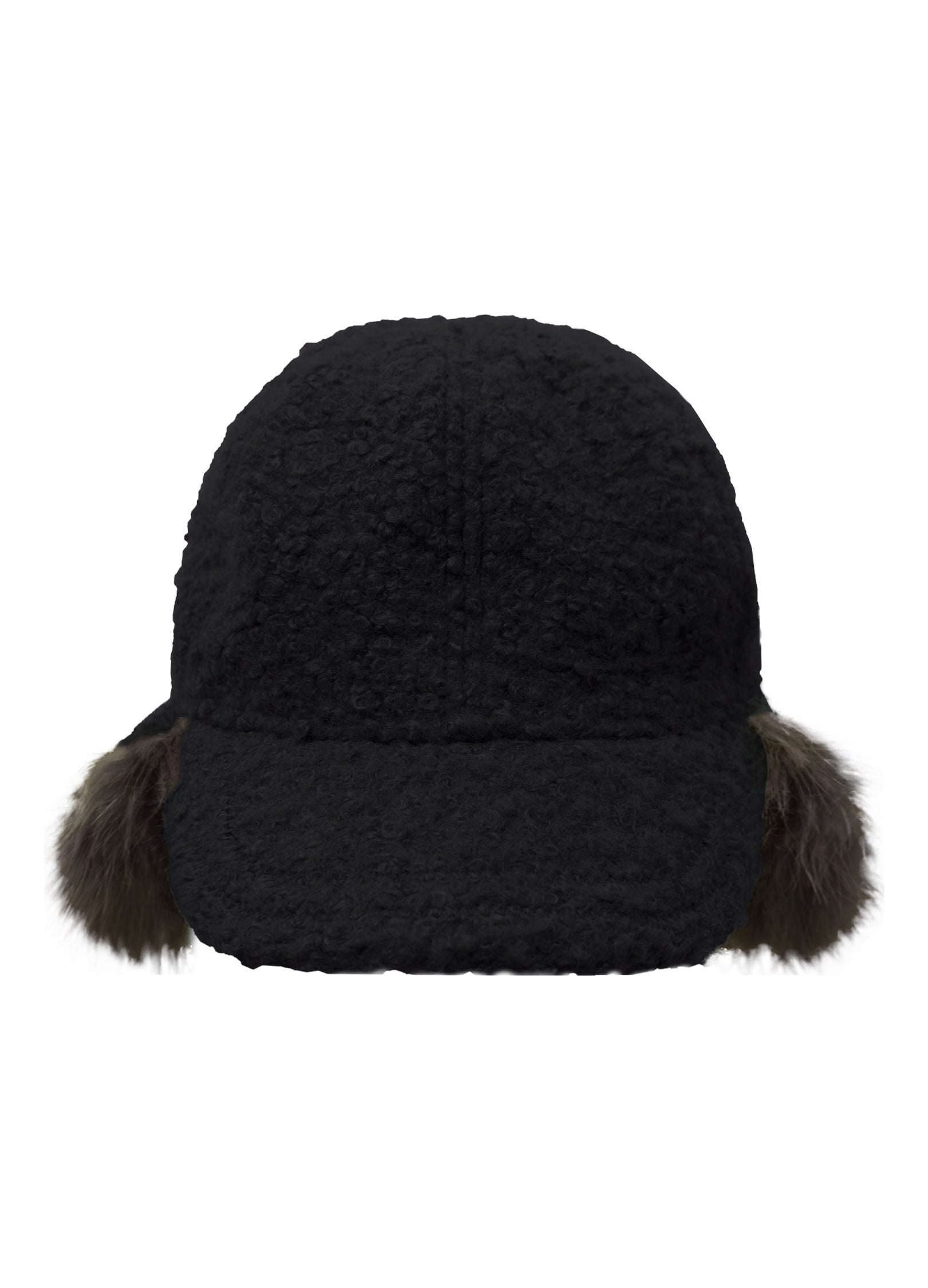 Gorra de béisbol de recorte de piel