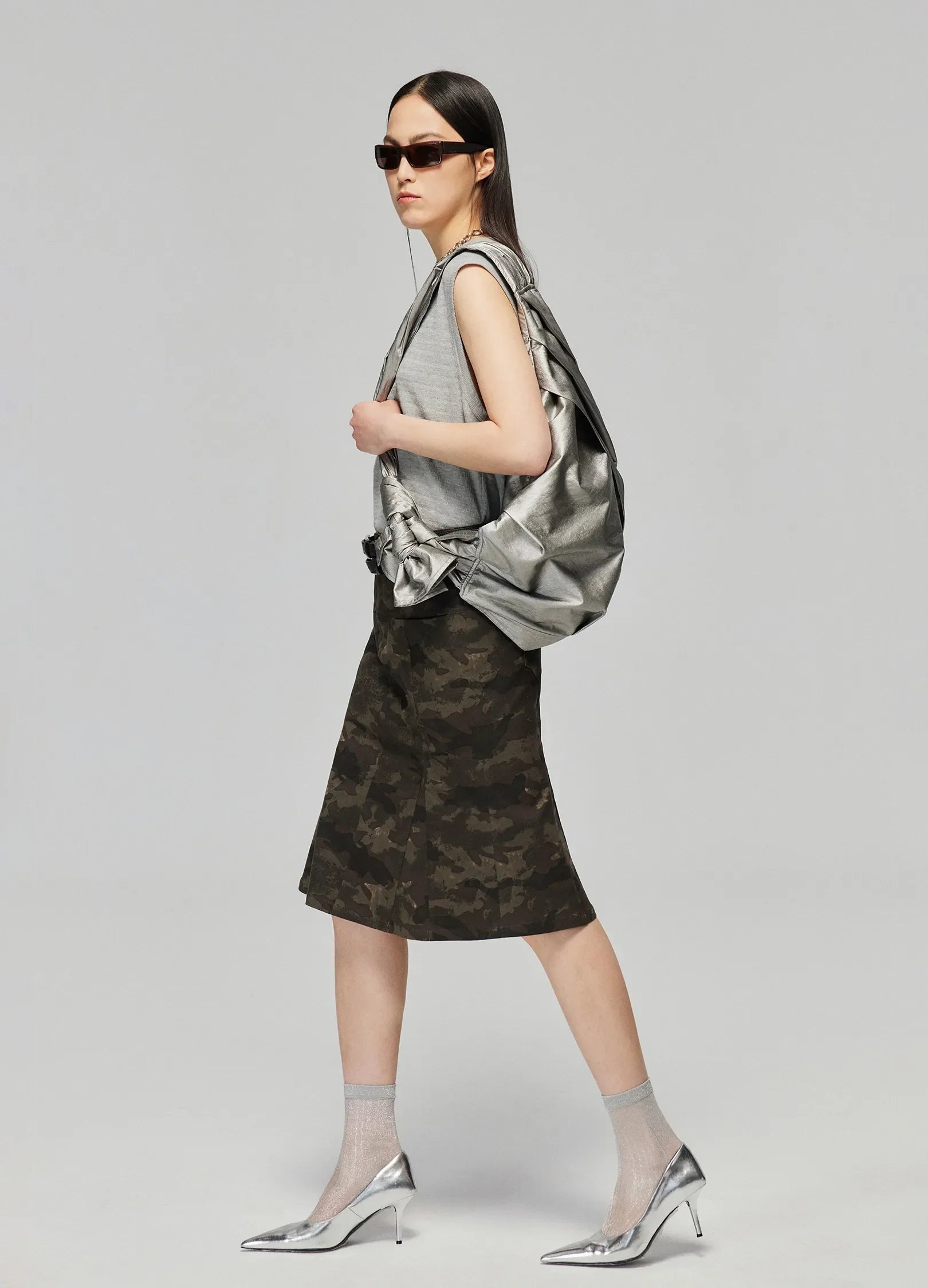 Camo Print Mermaid Skirt