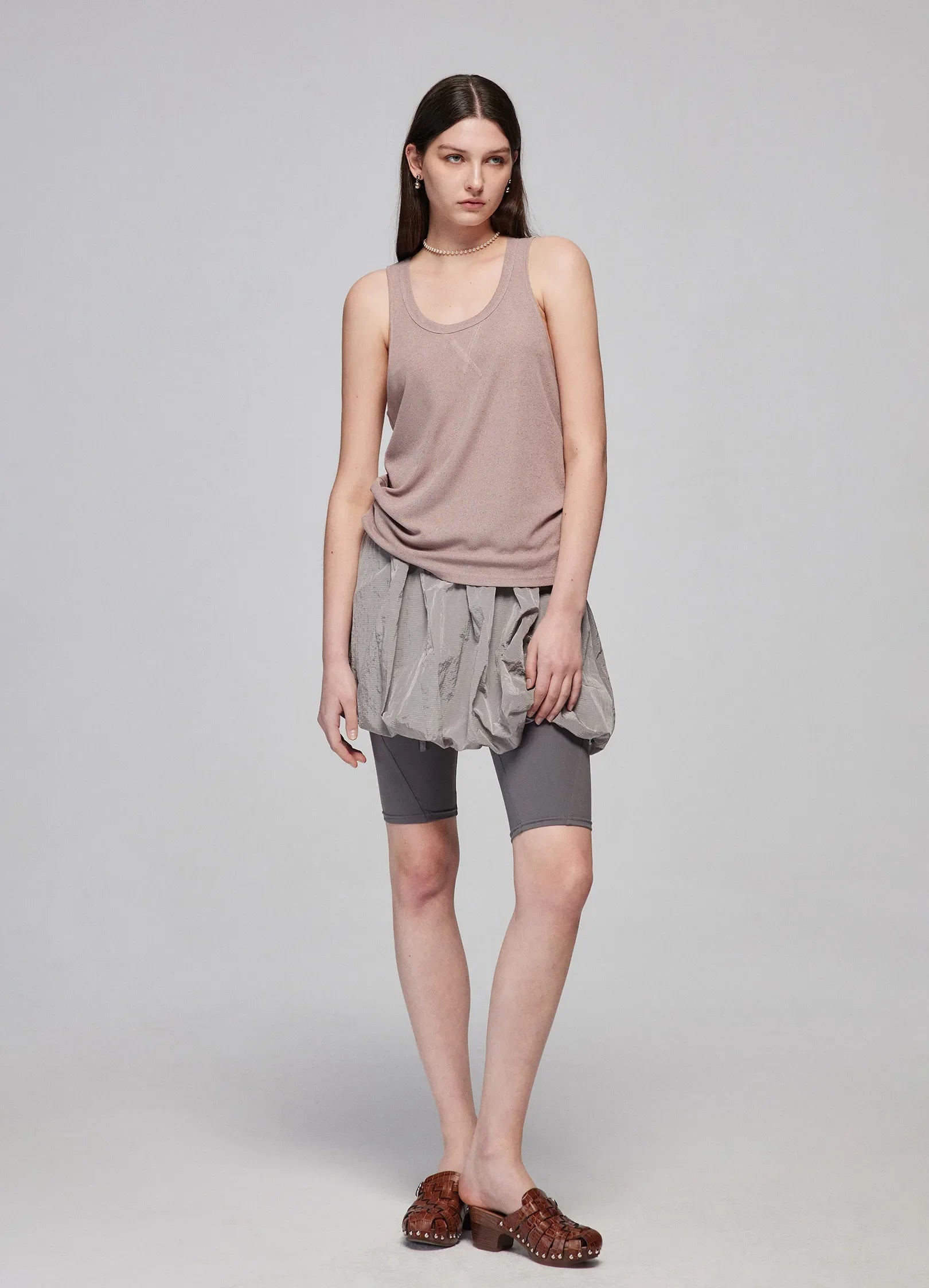 올리브 베이직 탱크탑