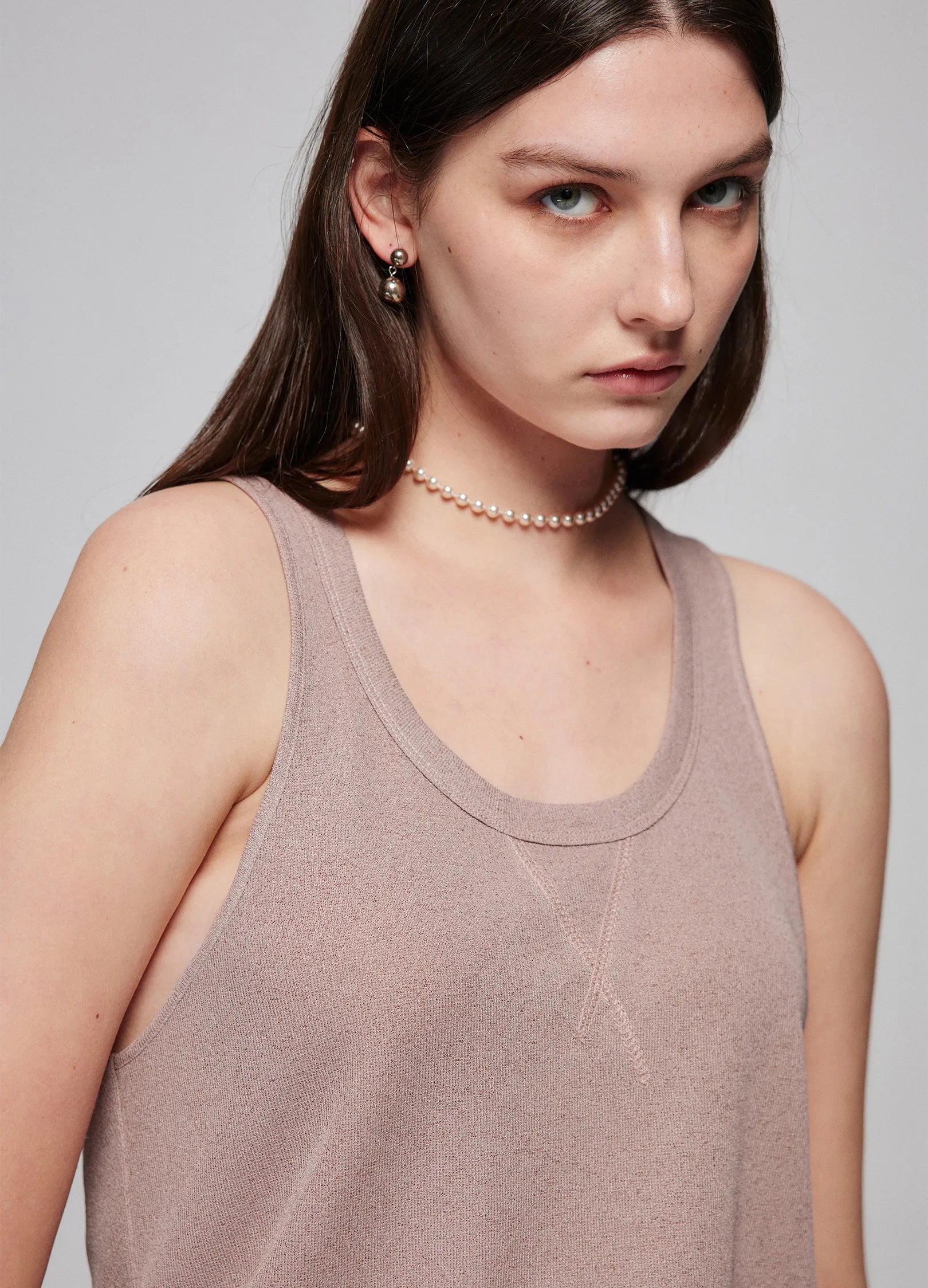 올리브 베이직 탱크탑