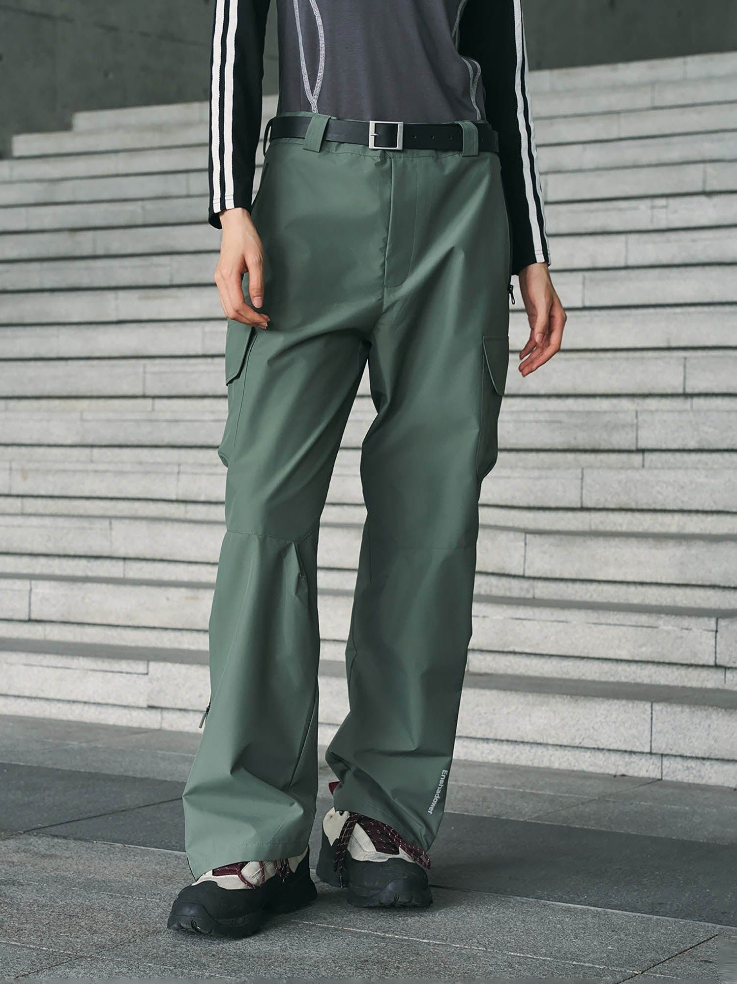 테크 카고 방수 바지