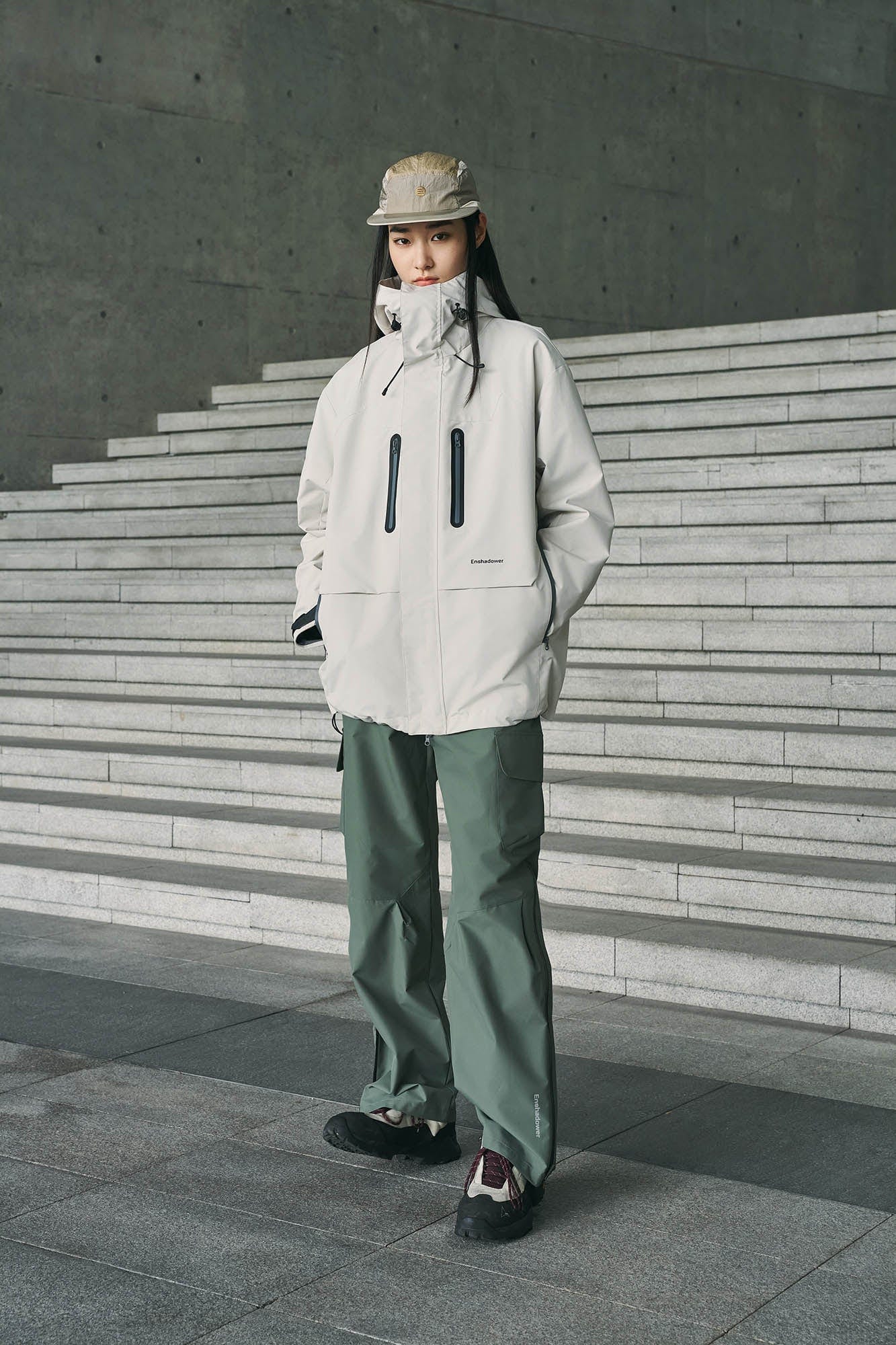 테크 카고 방수 바지