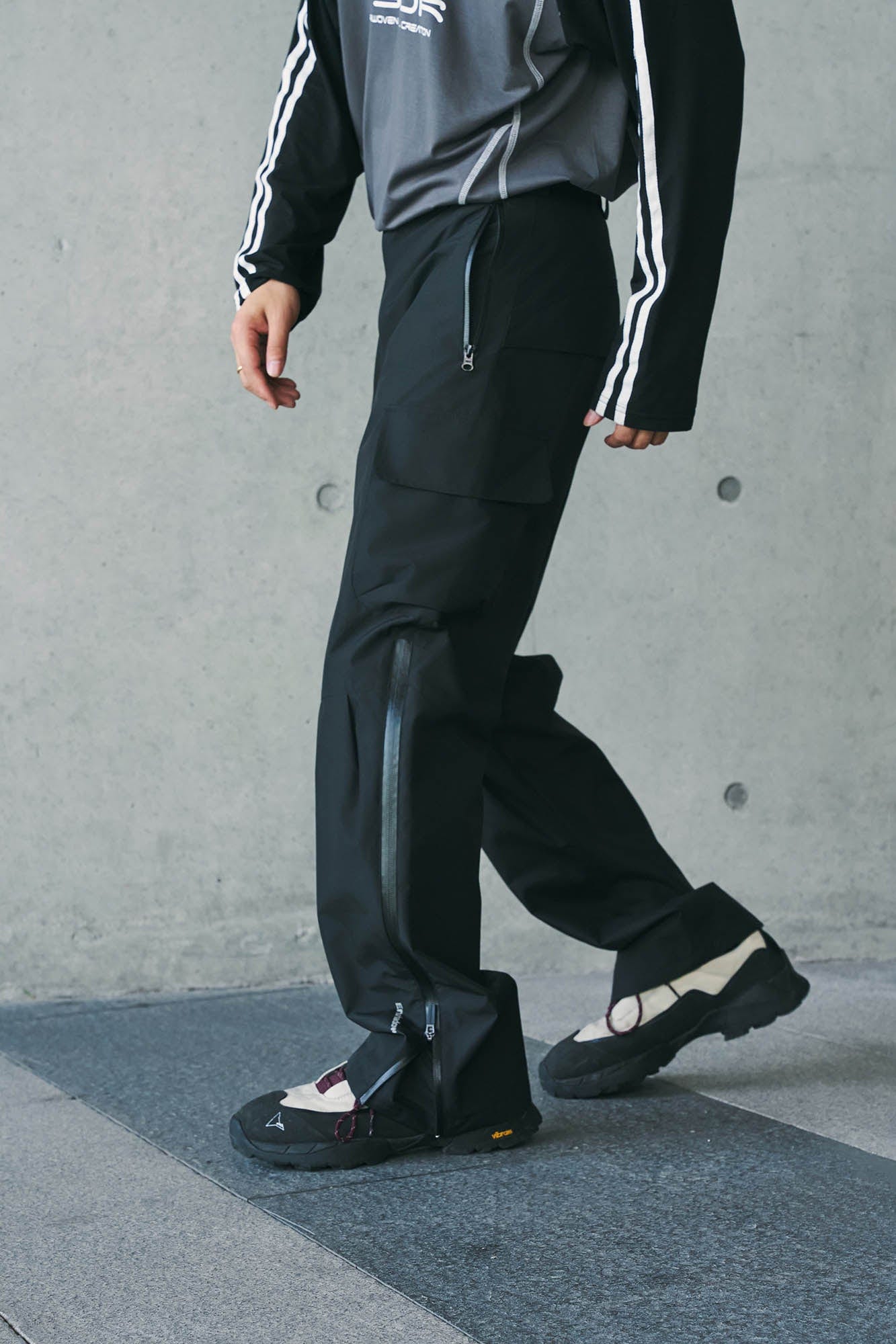 테크 카고 방수 바지