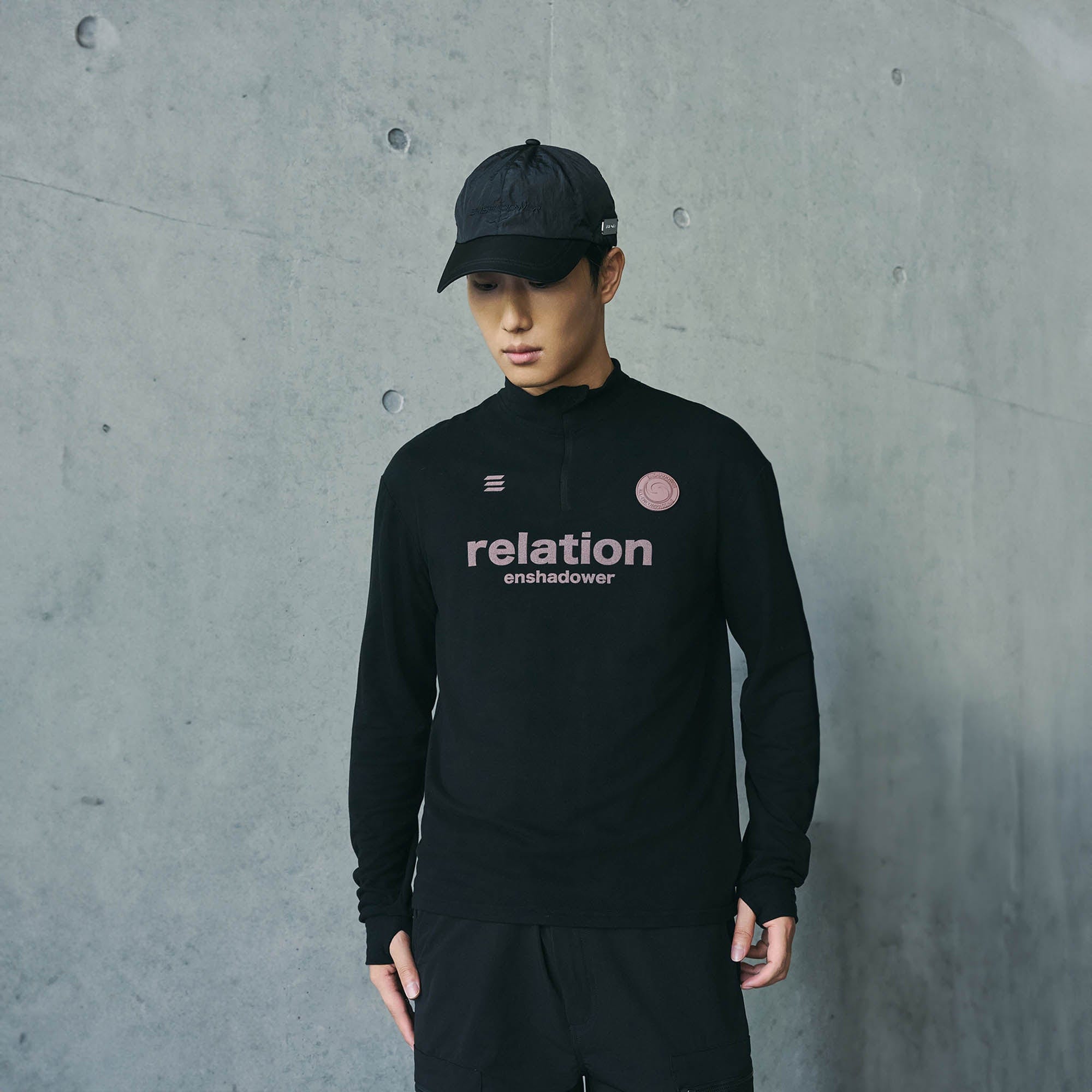 Sweat-shirt de relation quart de zip